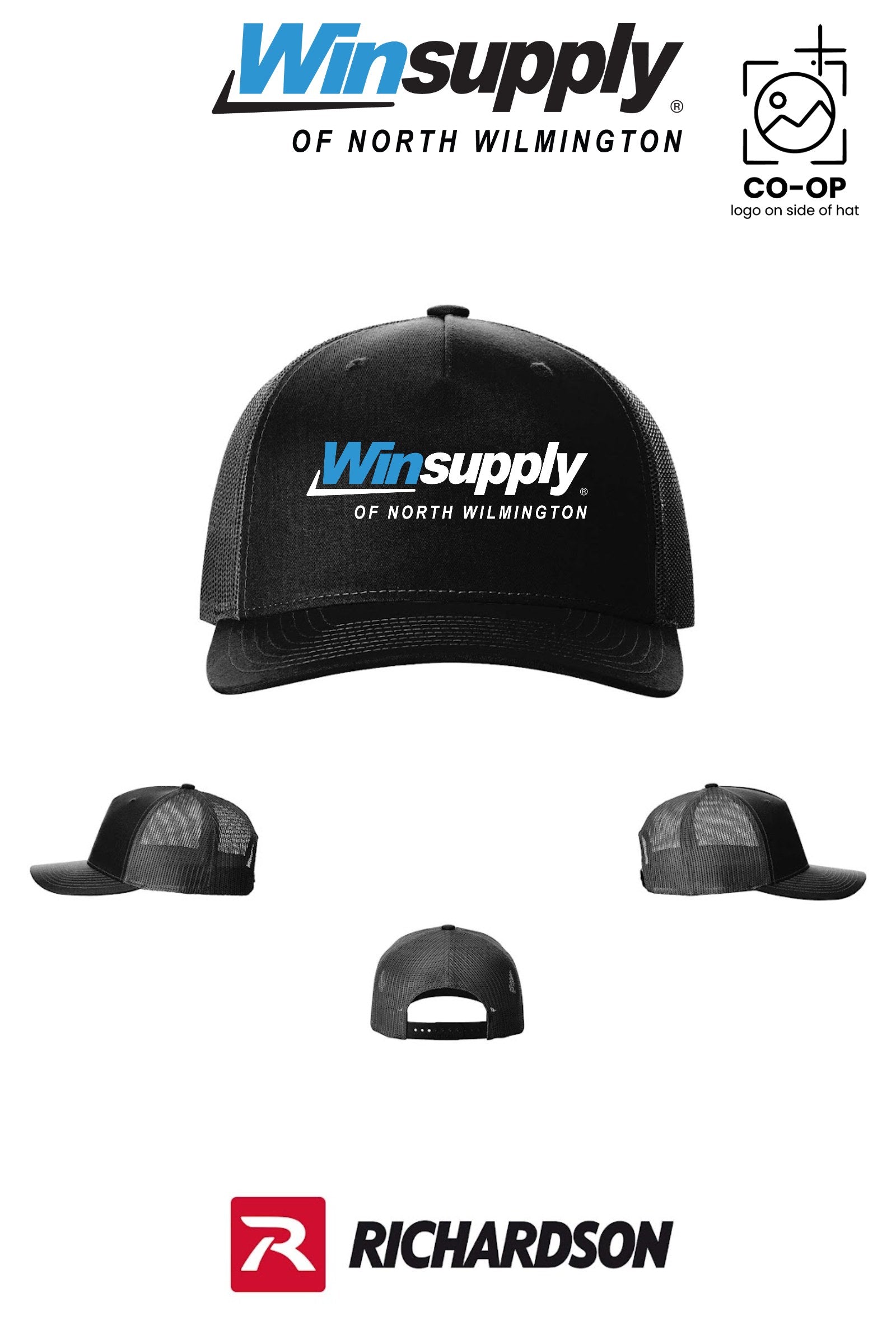 Richardson 112FP Five-Panel Trucker - Winsupply N Wilmington NC