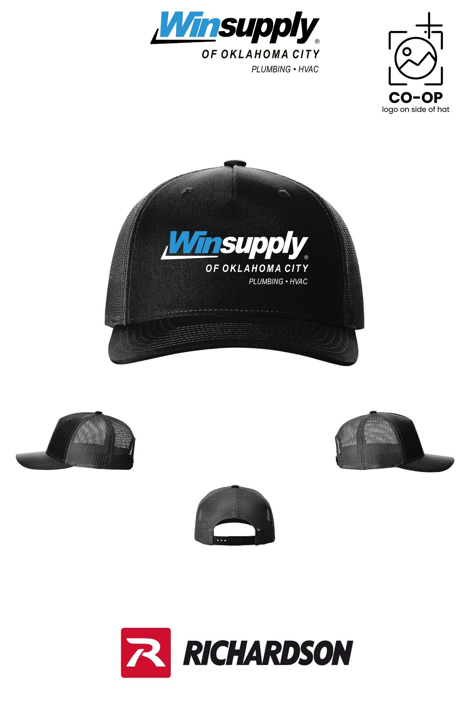 Richardson 112FP Five-Panel Trucker - Winsupply of Oklahoma City