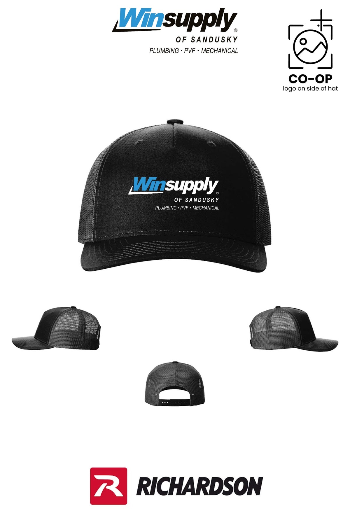 Richardson 112FP Five-Panel Trucker - Winsupply of Sandusky