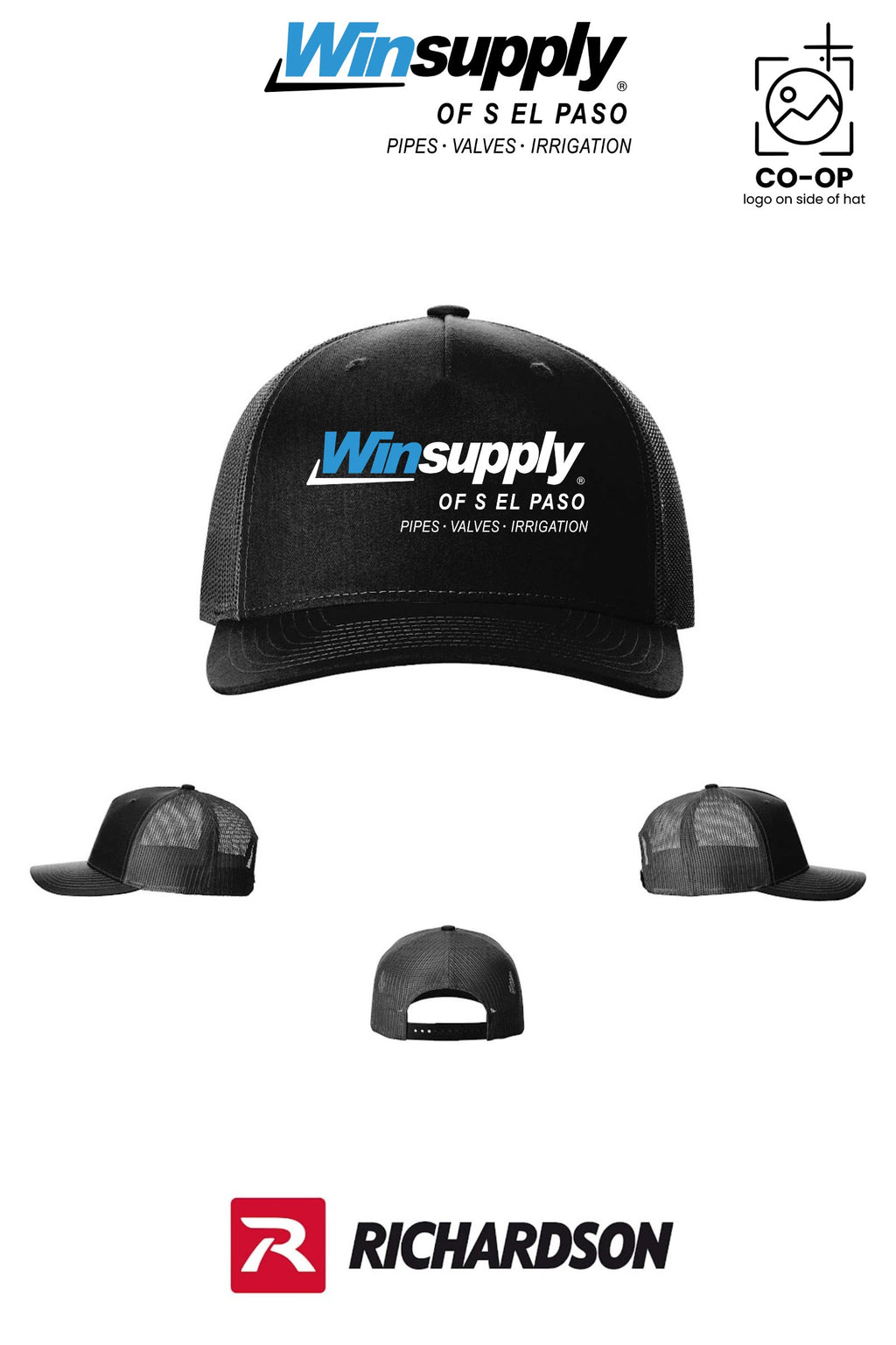 Richardson 112FP Five-Panel Trucker - Winsupply of S El Paso
