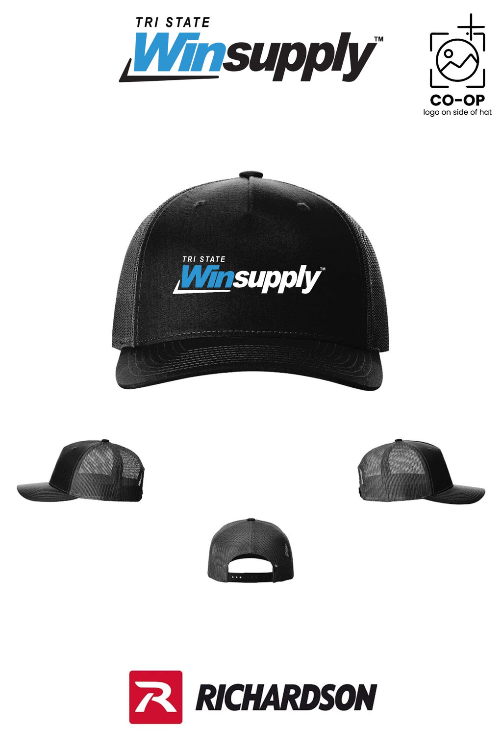 Richardson 112FP Five-Panel Trucker - Tri-State Winsupply