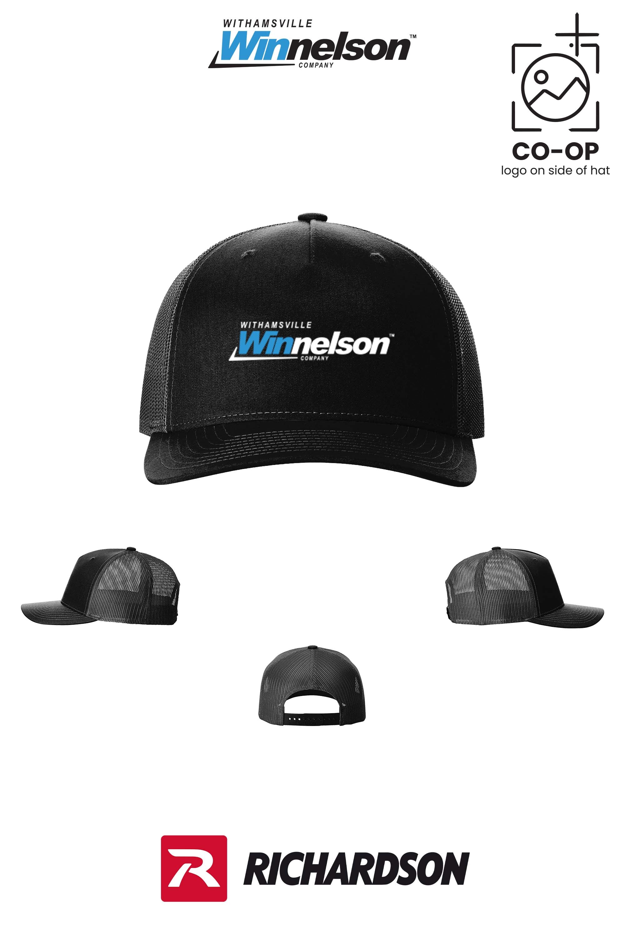Richardson 112FP Five-Panel Trucker - Withamsville Winnelson