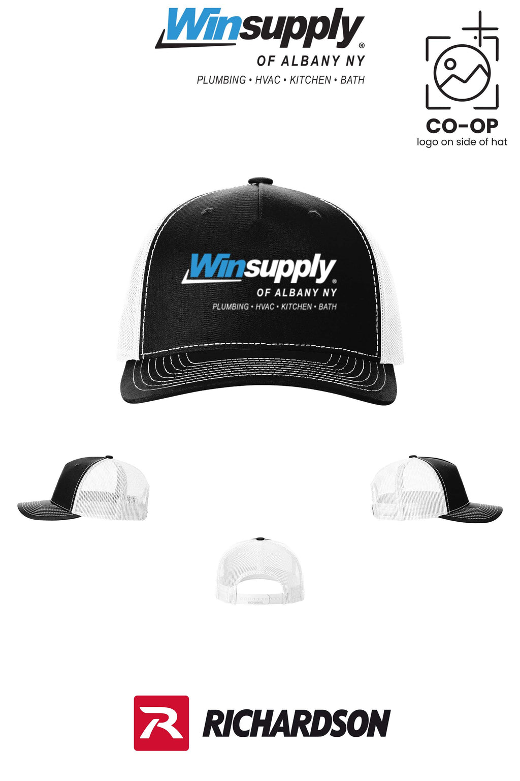 Richardson 112FP Five-Panel Trucker - Winsupply of Albany NY