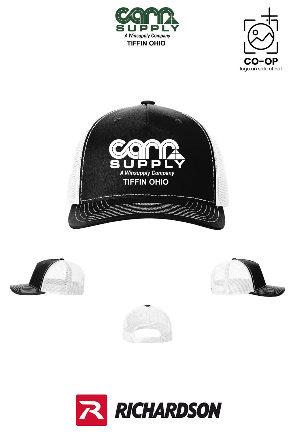 Richardson 112FP Five-Panel Trucker - Carr Supply - Tiffin