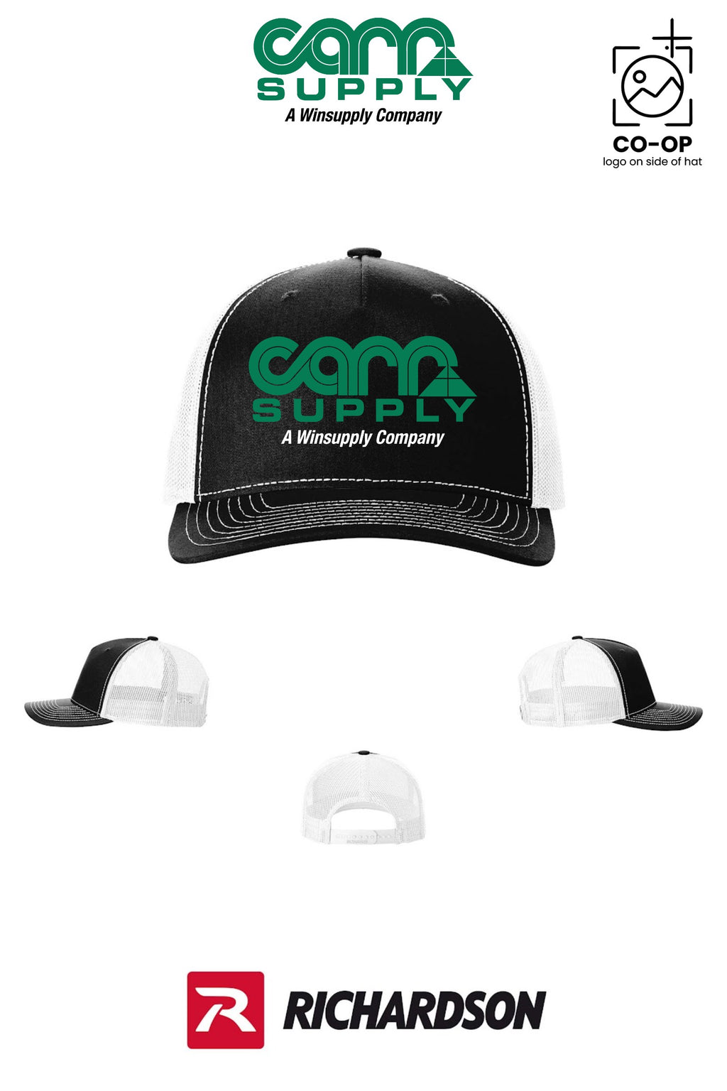 Richardson 112FP Five-Panel Trucker - Carr Supply - Xenia