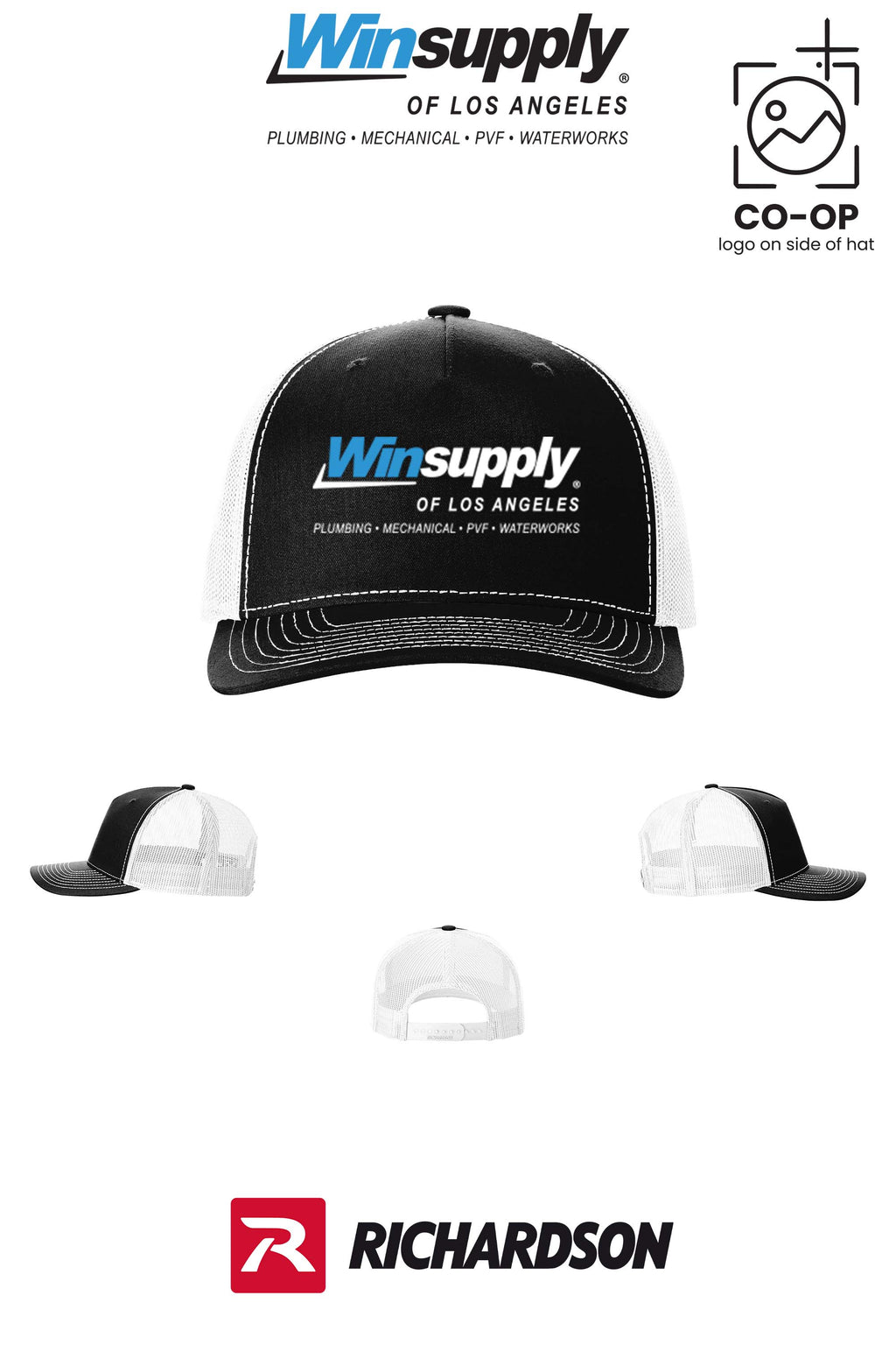 Richardson 112FP Five-Panel Trucker - Winsupply of Los Angeles
