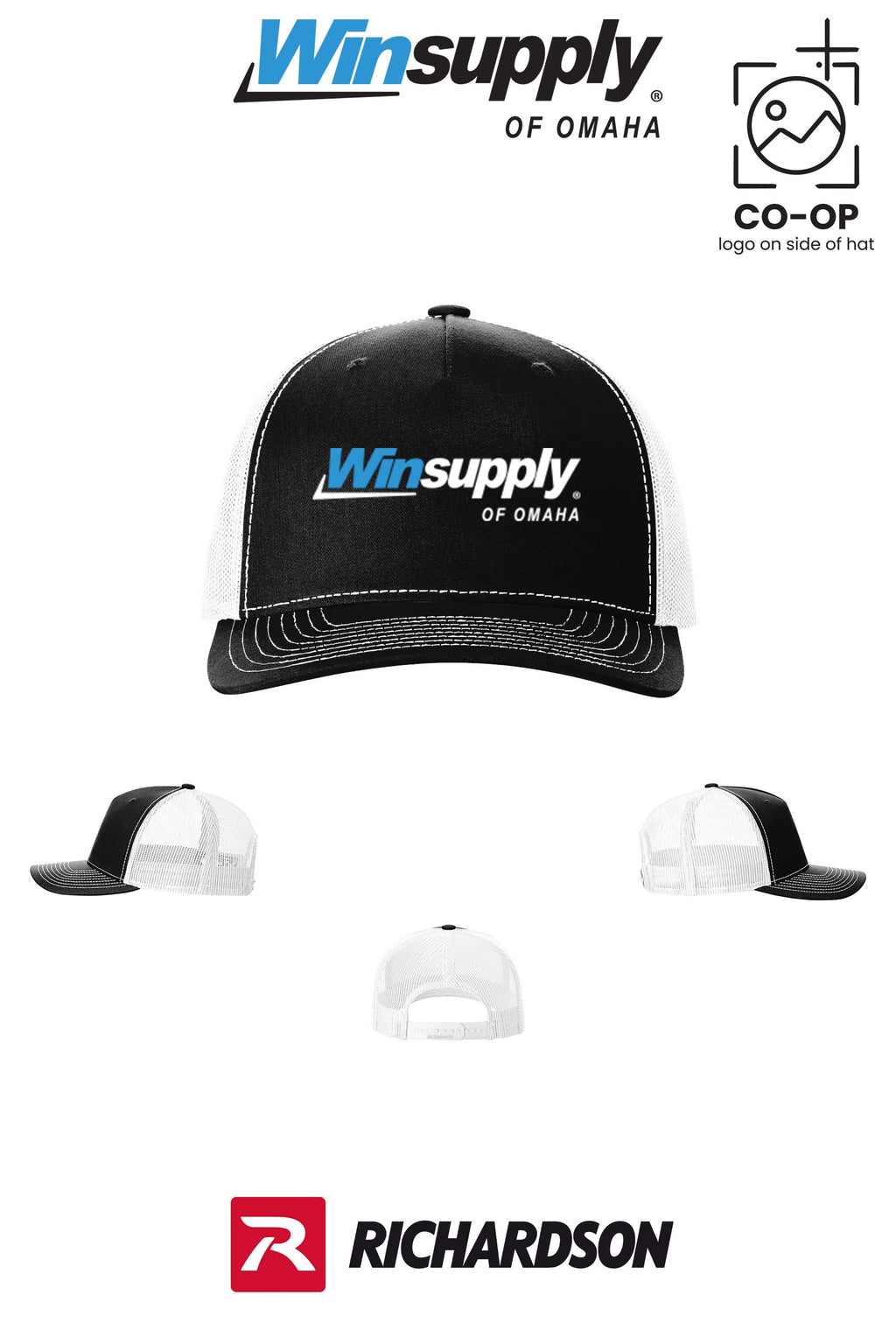 Richardson 112FP Five-Panel Trucker - Winsupply of Omaha