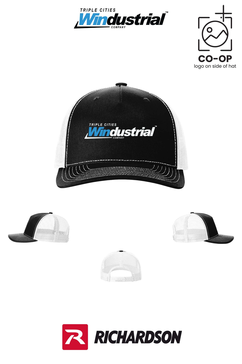 Richardson 112FP Five-Panel Trucker - Windustrial Triple Cities