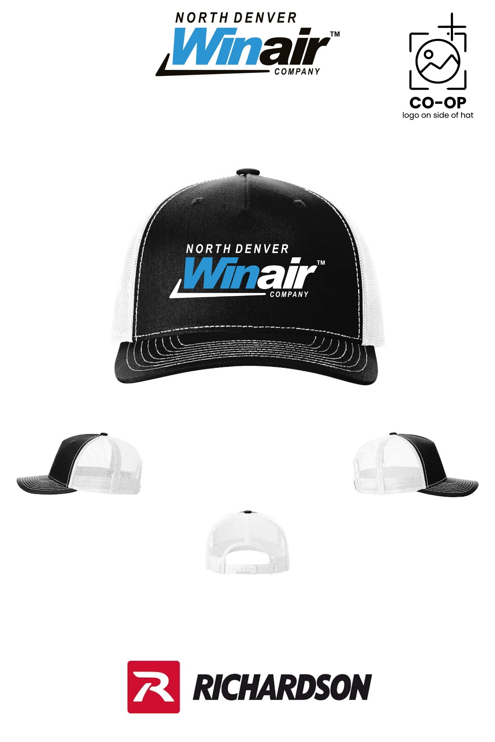 Richardson 112FP Five-Panel Trucker - North Denver Winair