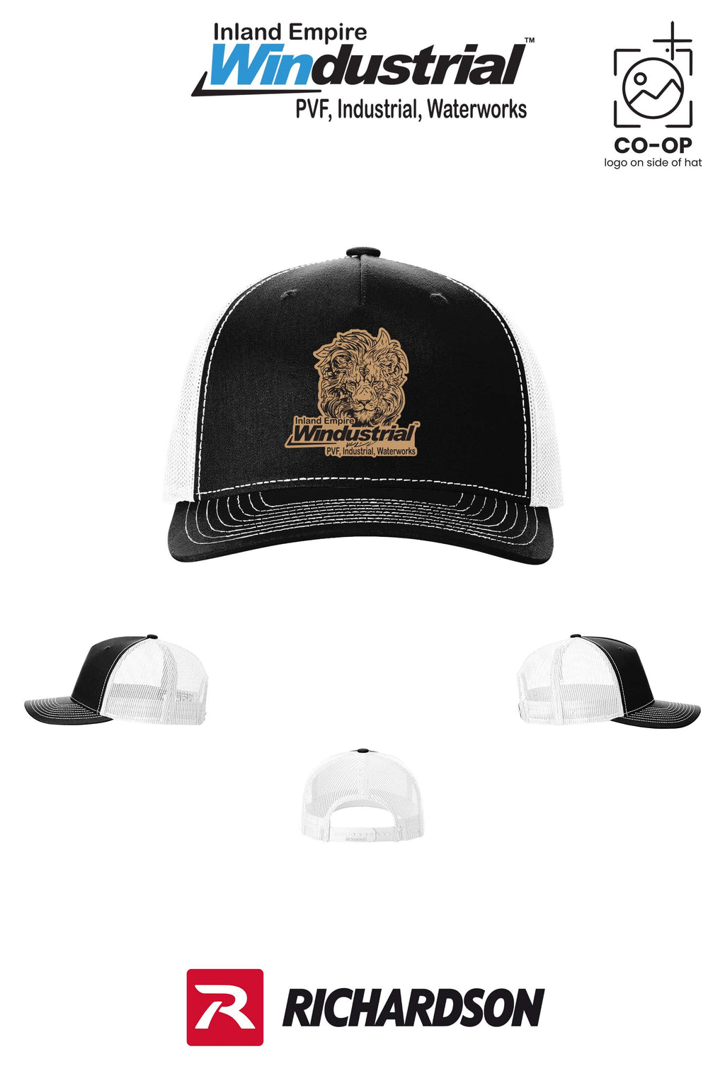 Richardson 112FP Five-Panel Trucker - Inland Empire Windustrial