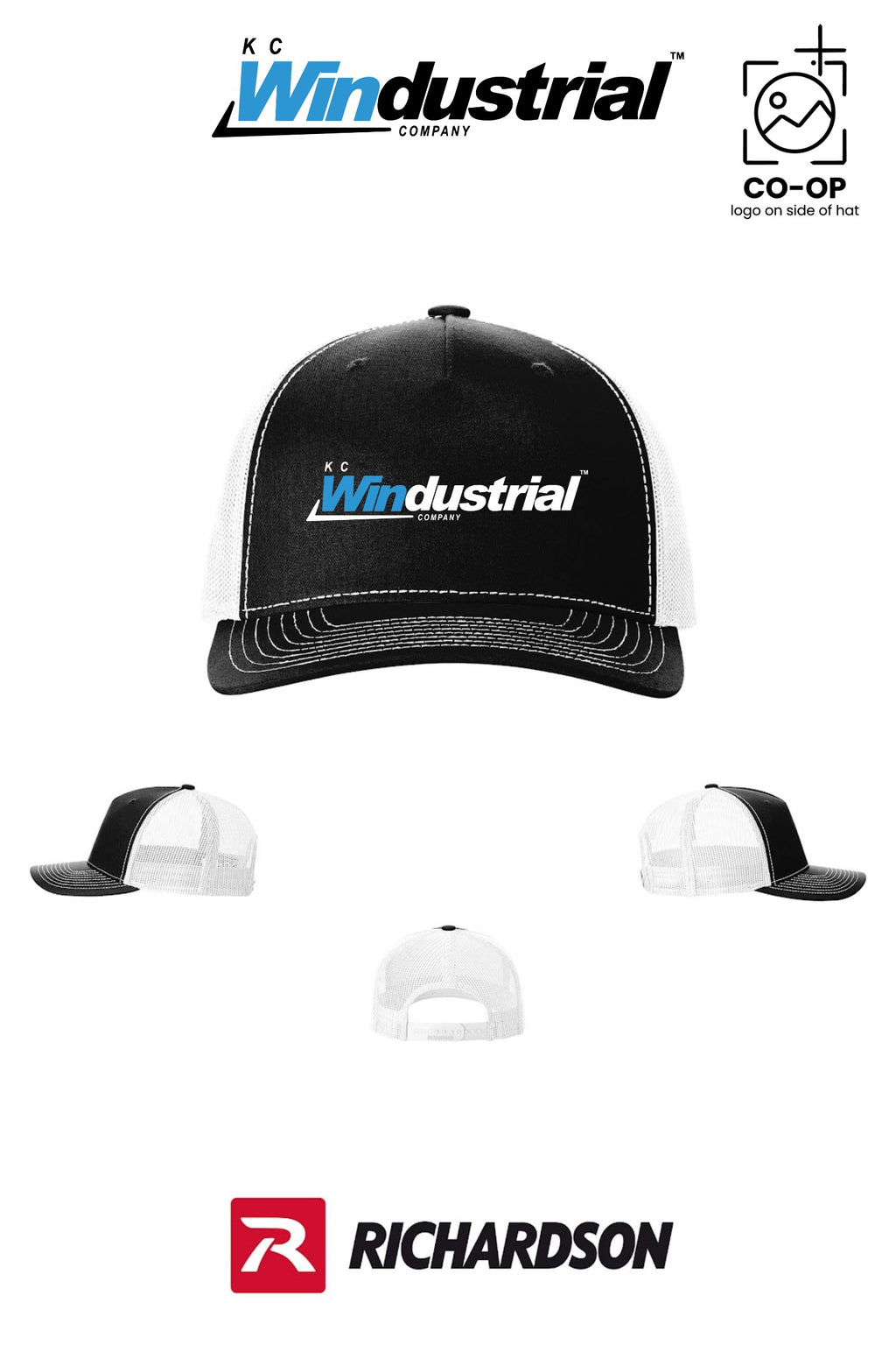 Richardson 112FP Five-Panel Trucker - KC Windustrial