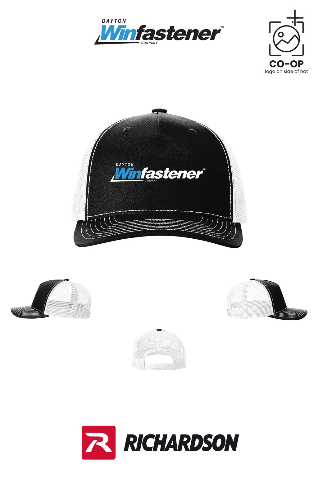 Richardson 112FP Five-Panel Trucker - Dayton Winfastener