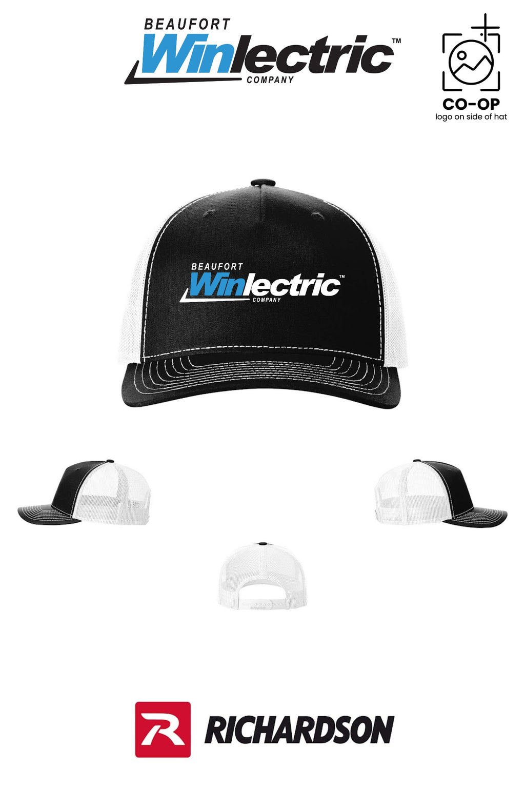 Richardson 112FP Five-Panel Trucker - Beaufort Winlectric