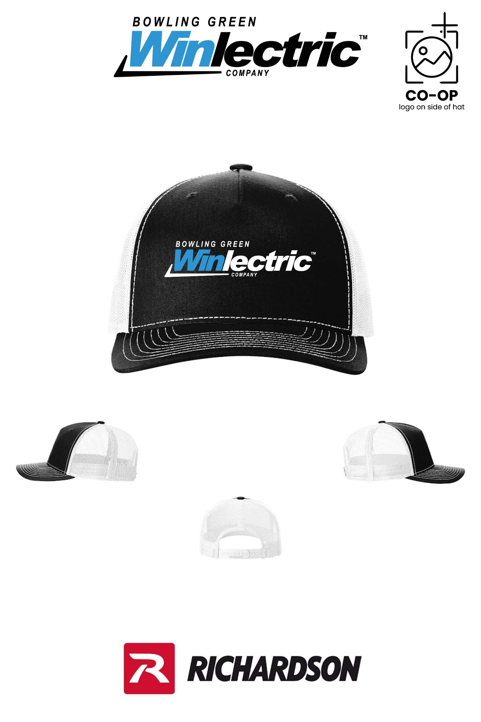 Richardson 112FP Five-Panel Trucker - Bowling Green Winlectric