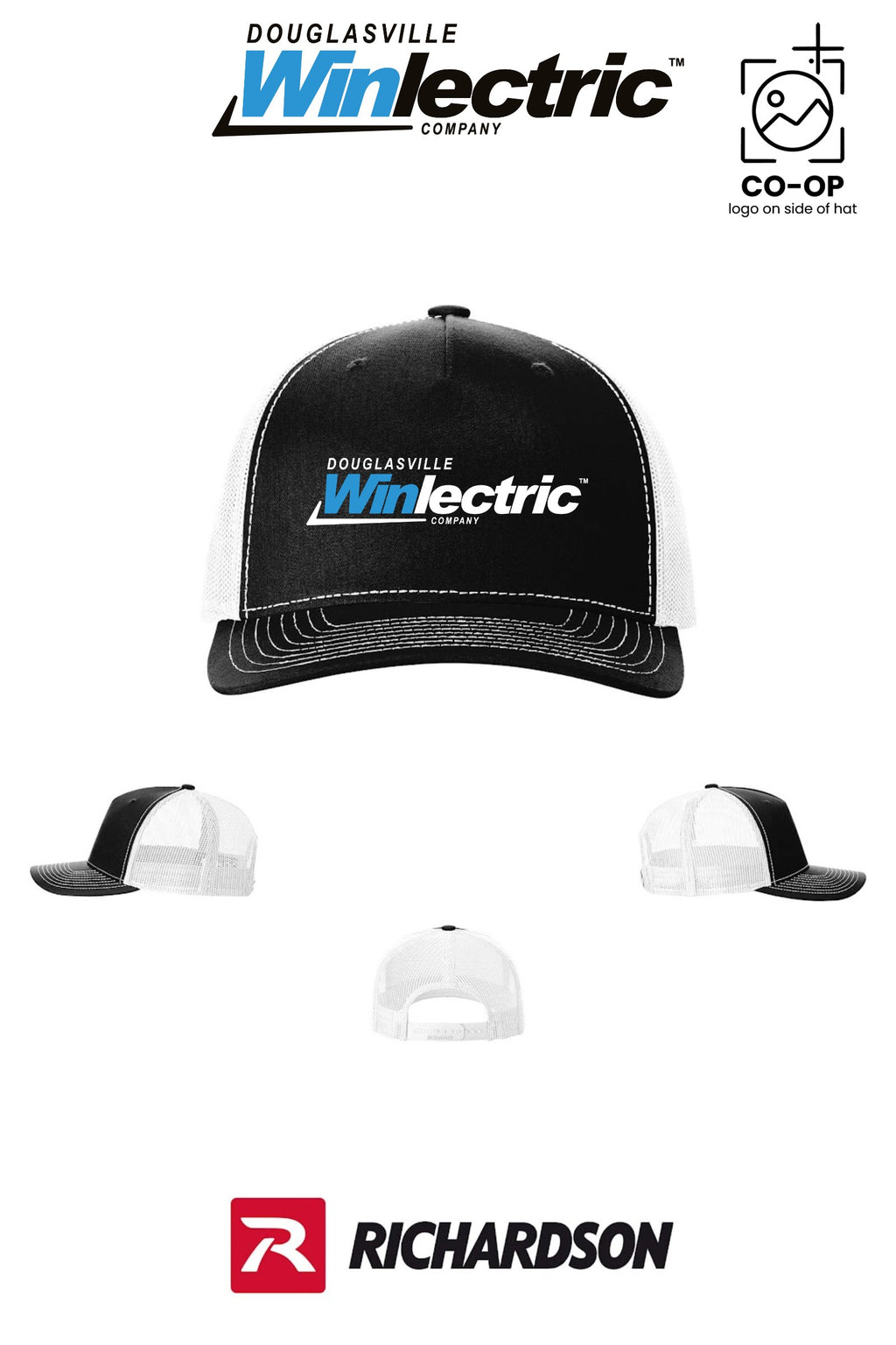Richardson 112FP Five-Panel Trucker - Douglasville Winlectric