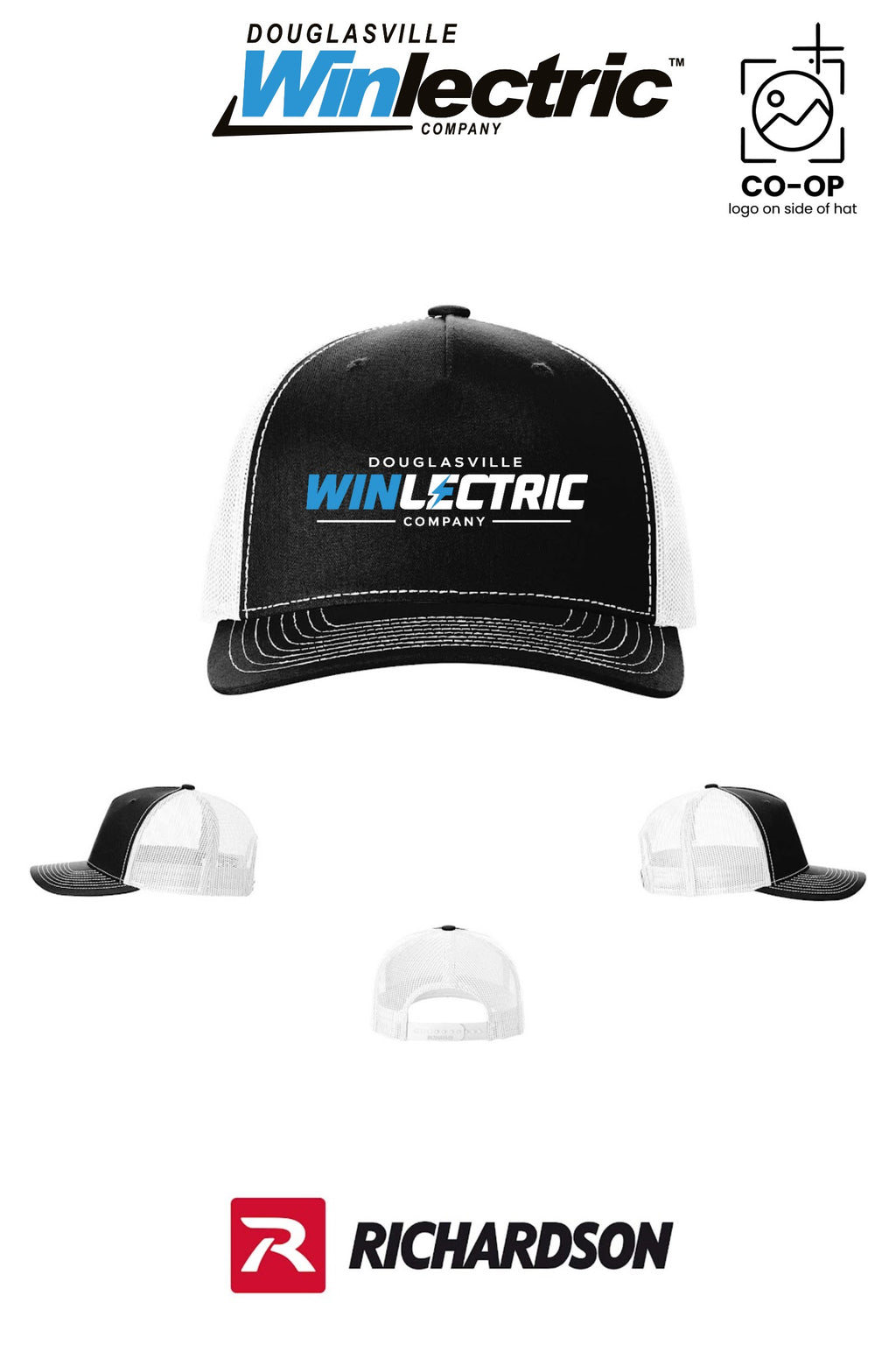 Richardson 112FP Five-Panel Trucker - Douglasville Winlectric