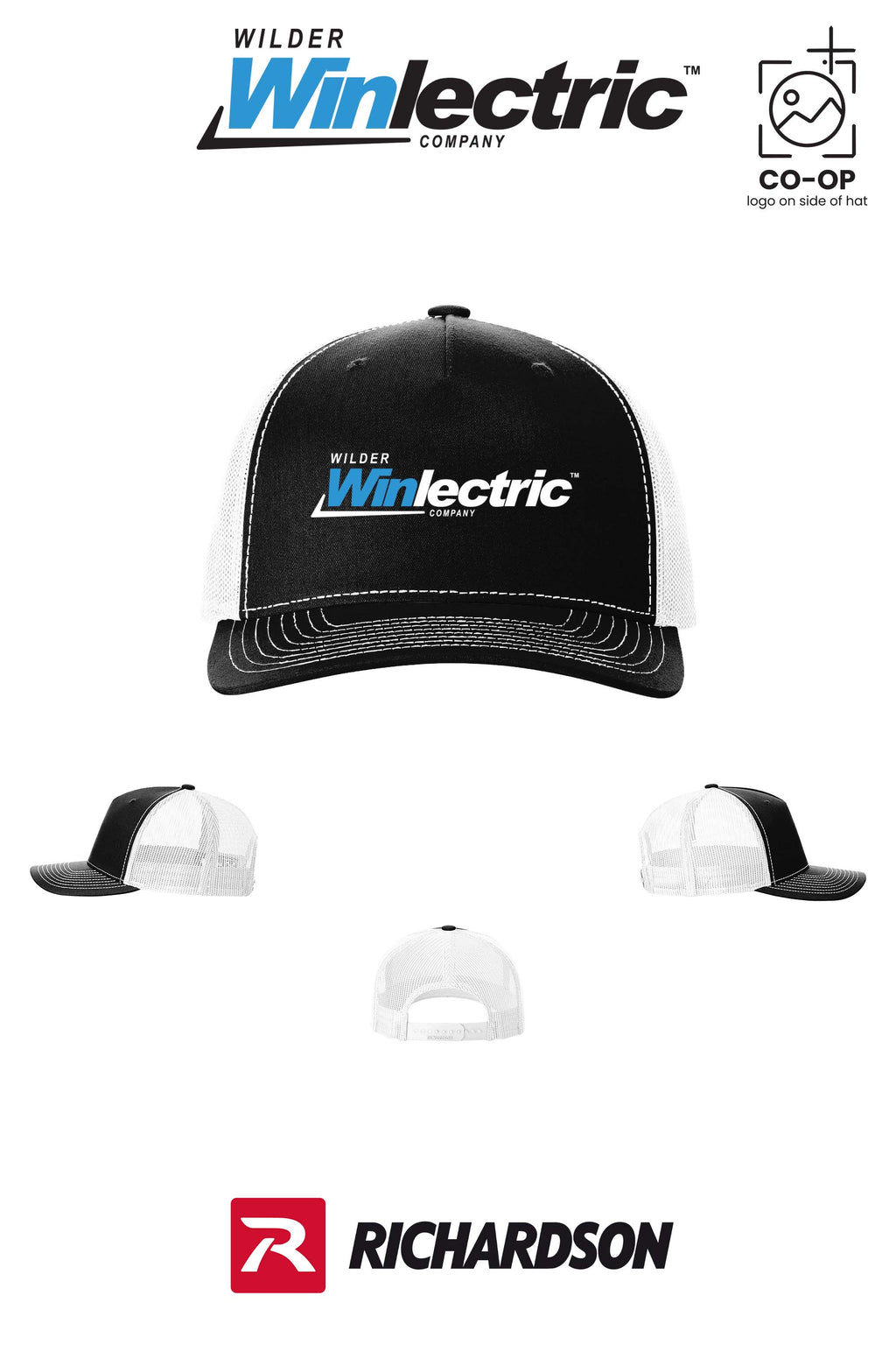 Richardson 112FP Five-Panel Trucker - Wilder Winlectric