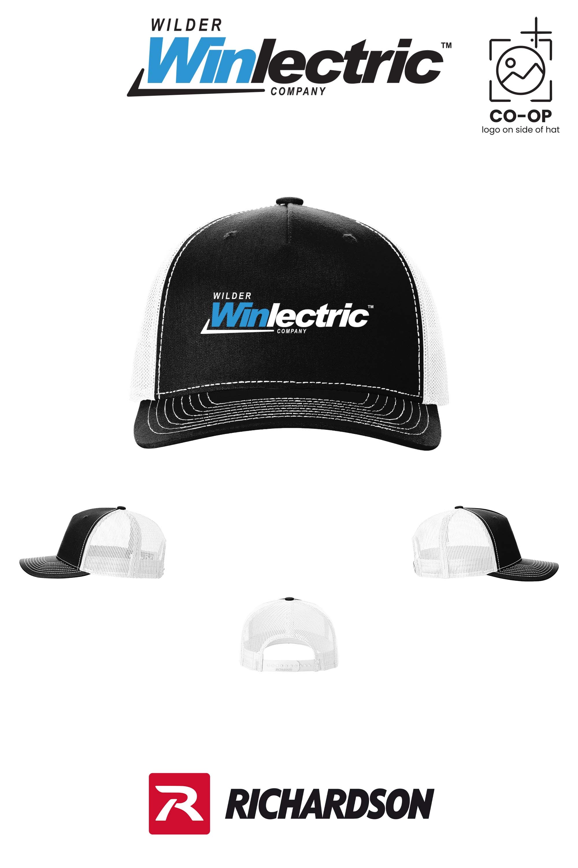 Richardson 112FP Five-Panel Trucker - Wilder Winlectric
