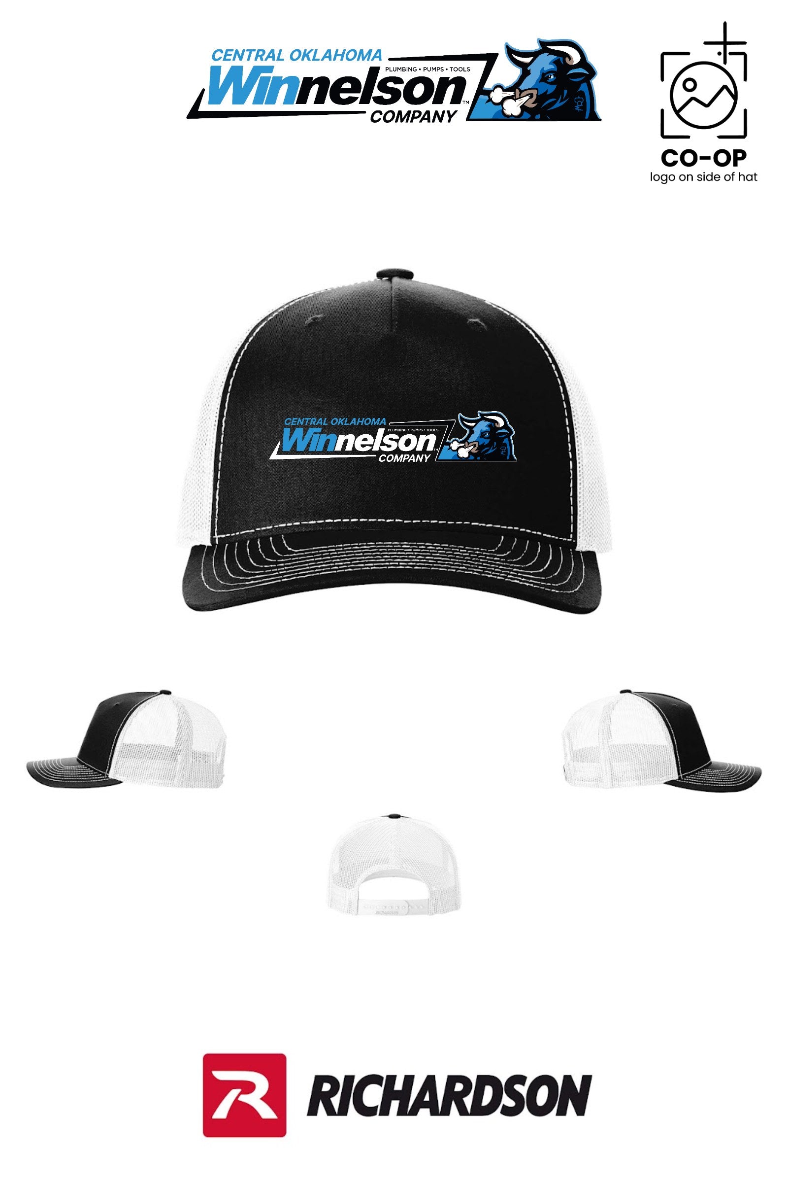 Richardson 112FP Five-Panel Trucker - Winnelson Central Oklahoma
