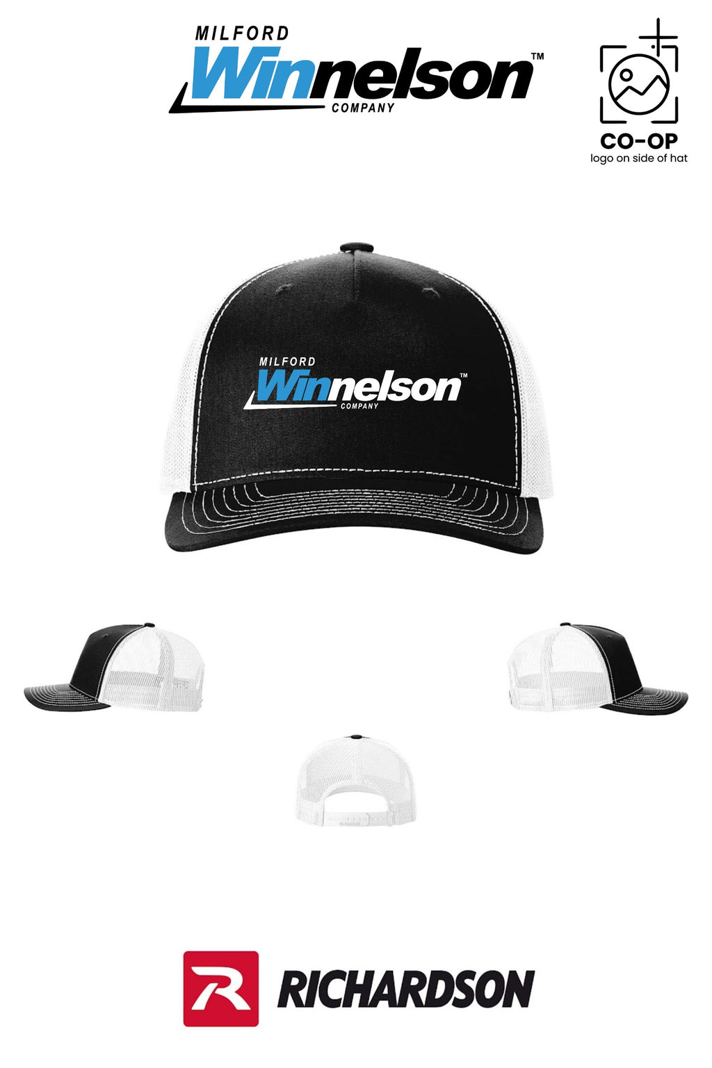 Richardson 112FP Five-Panel Trucker - Milford Winnelson