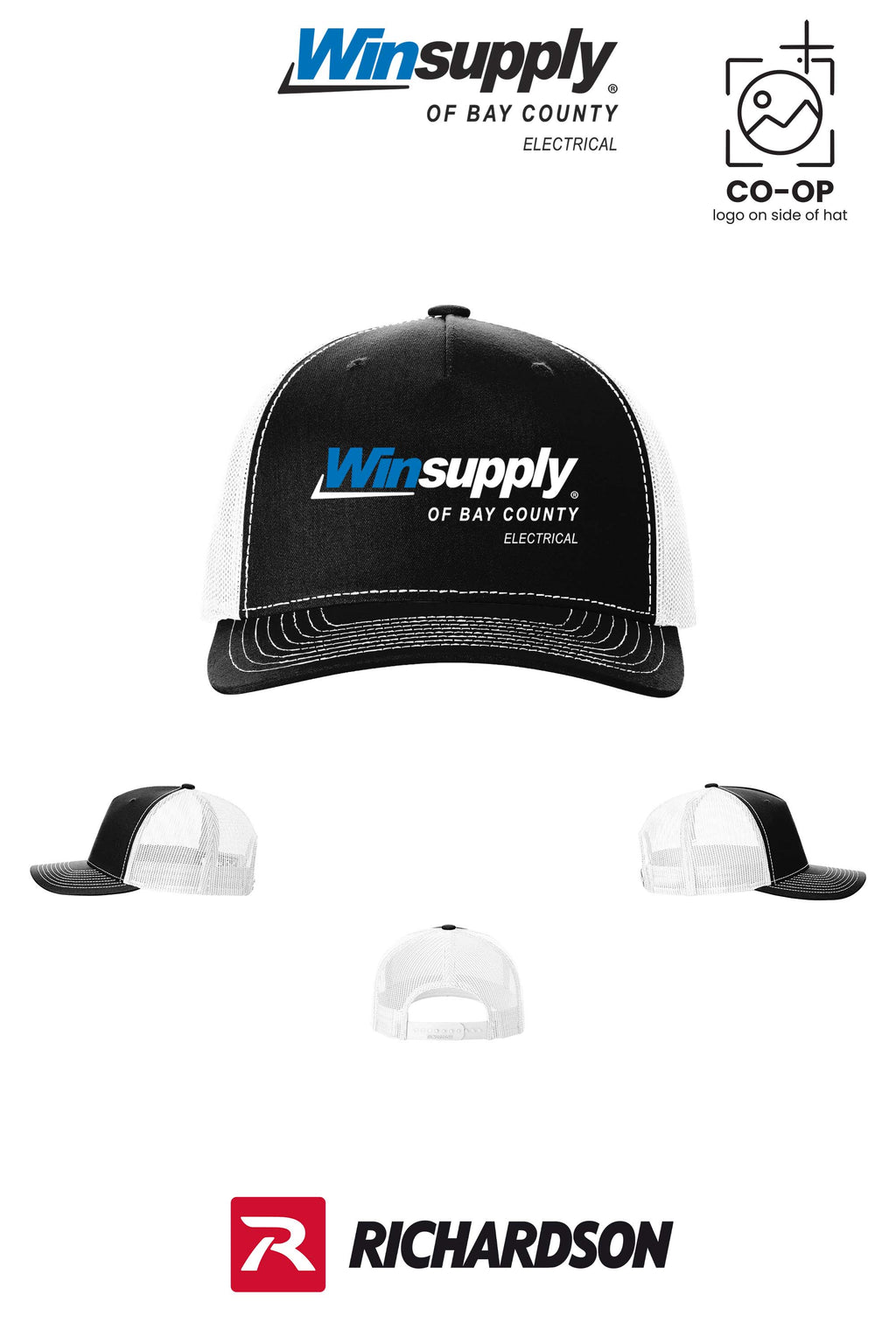 Richardson 112FP Five-Panel Trucker - Winsupply Bay County FL