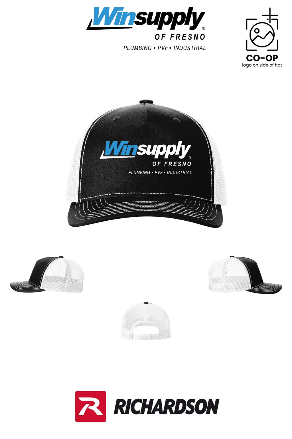 Richardson 112FP Five-Panel Trucker - Winsupply Fresno County
