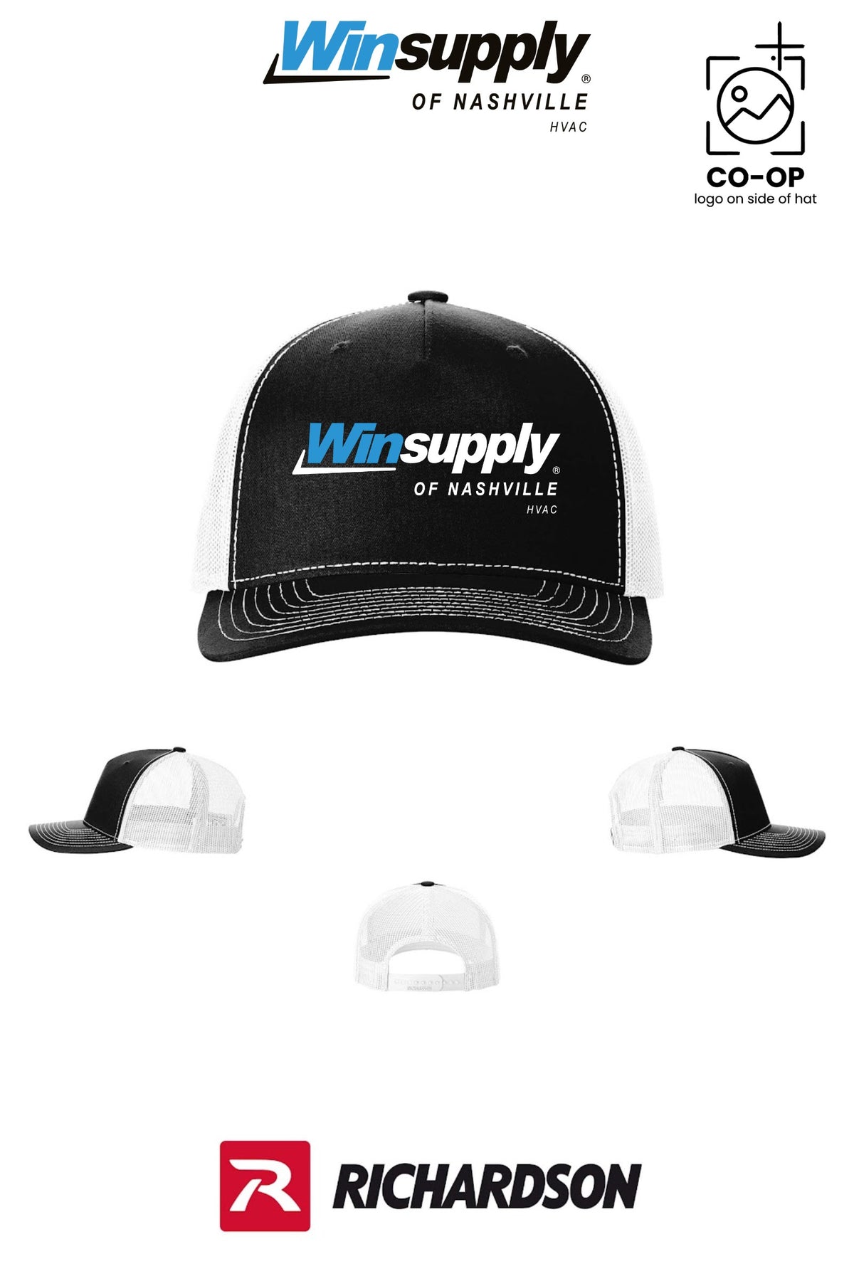 Richardson 112FP Five-Panel Trucker - Winsupply of Nashville HVAC