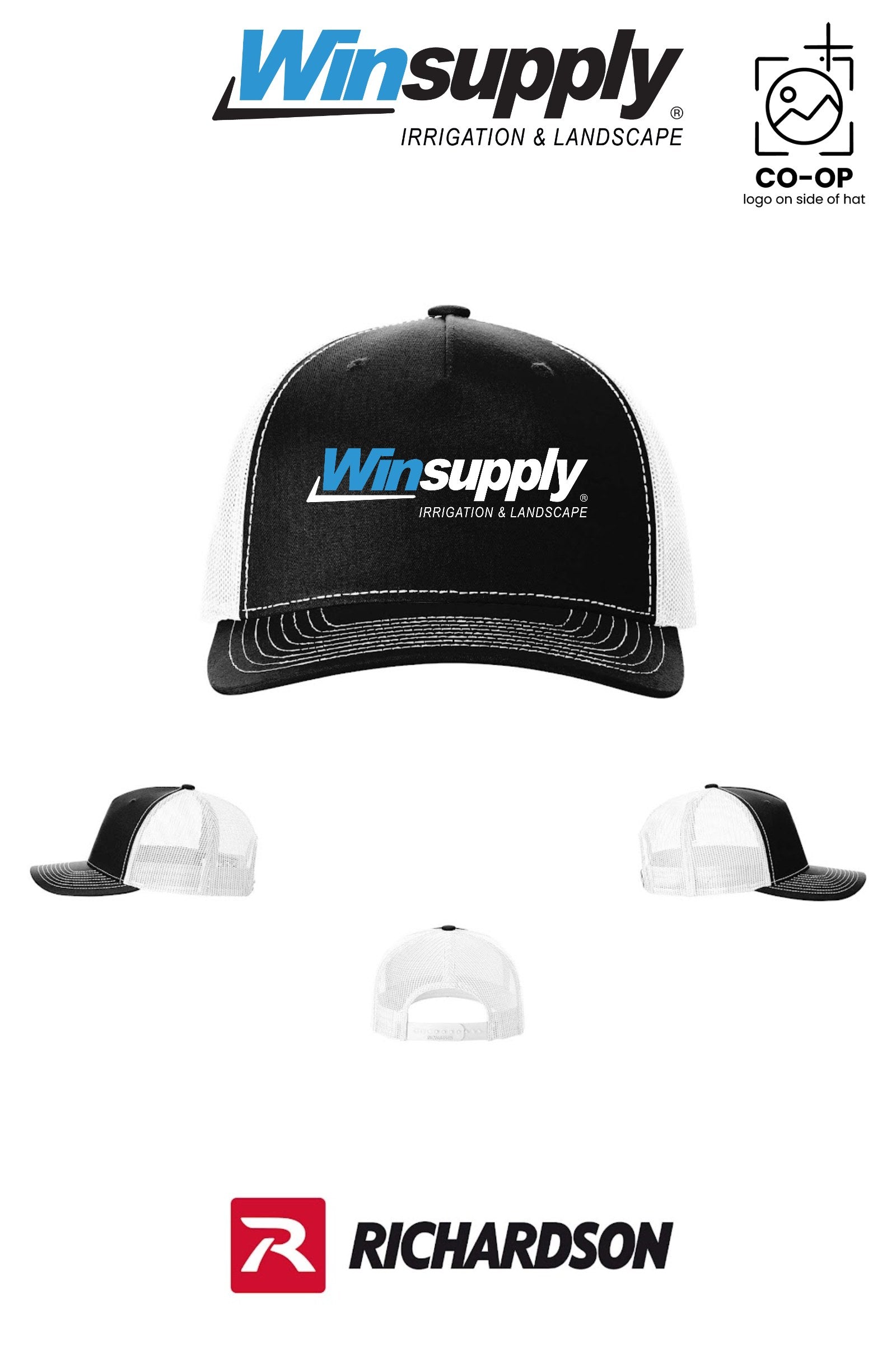 Richardson 112FP Five-Panel Trucker - Winsupply NE Albuquerque NM Co.