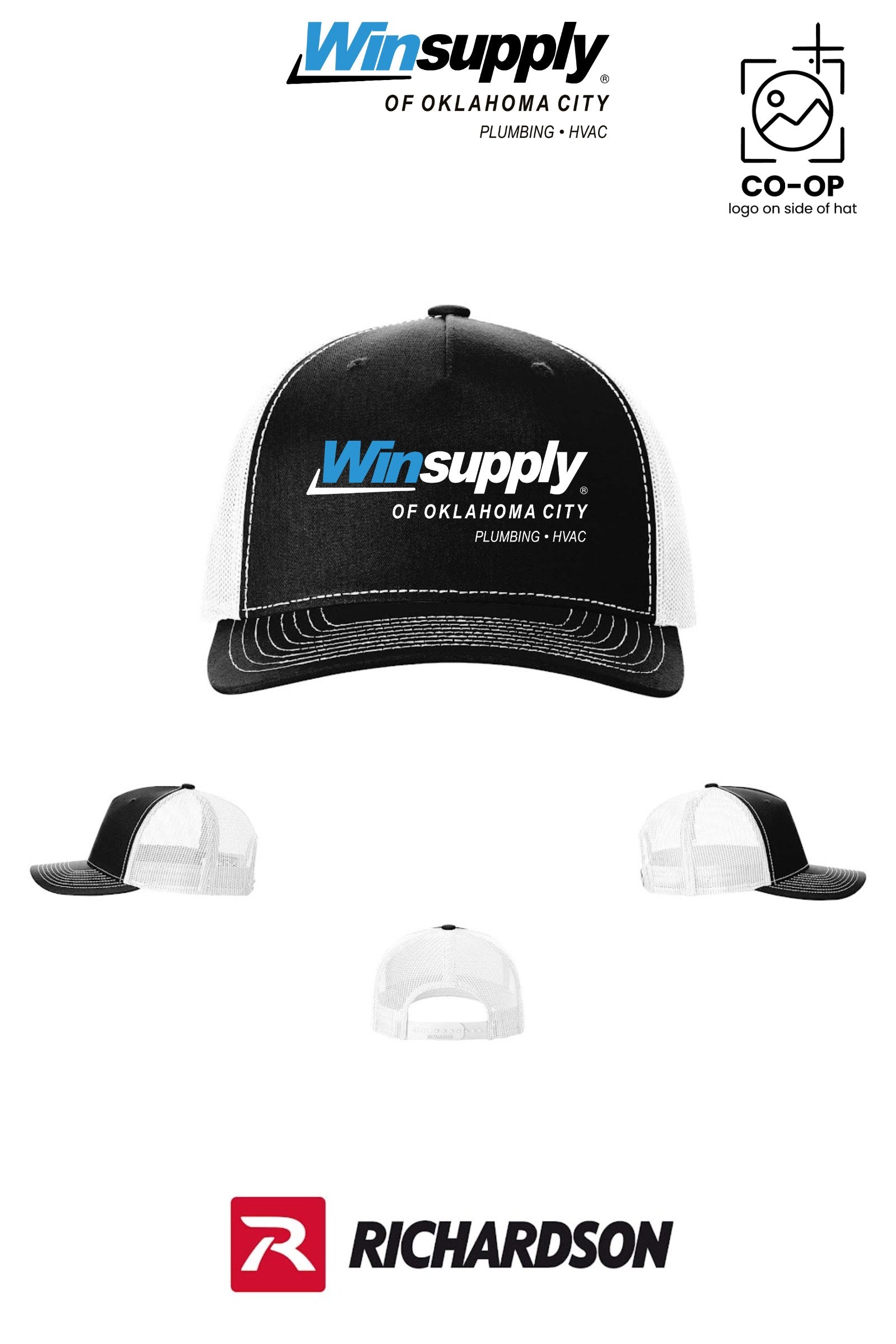 Richardson 112FP Five-Panel Trucker - Winsupply of Oklahoma City