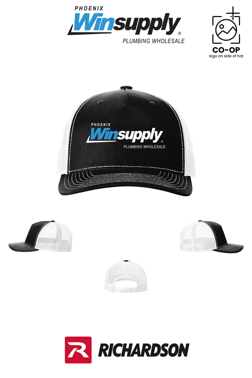 Richardson 112FP Five-Panel Trucker - Phoenix Winsupply