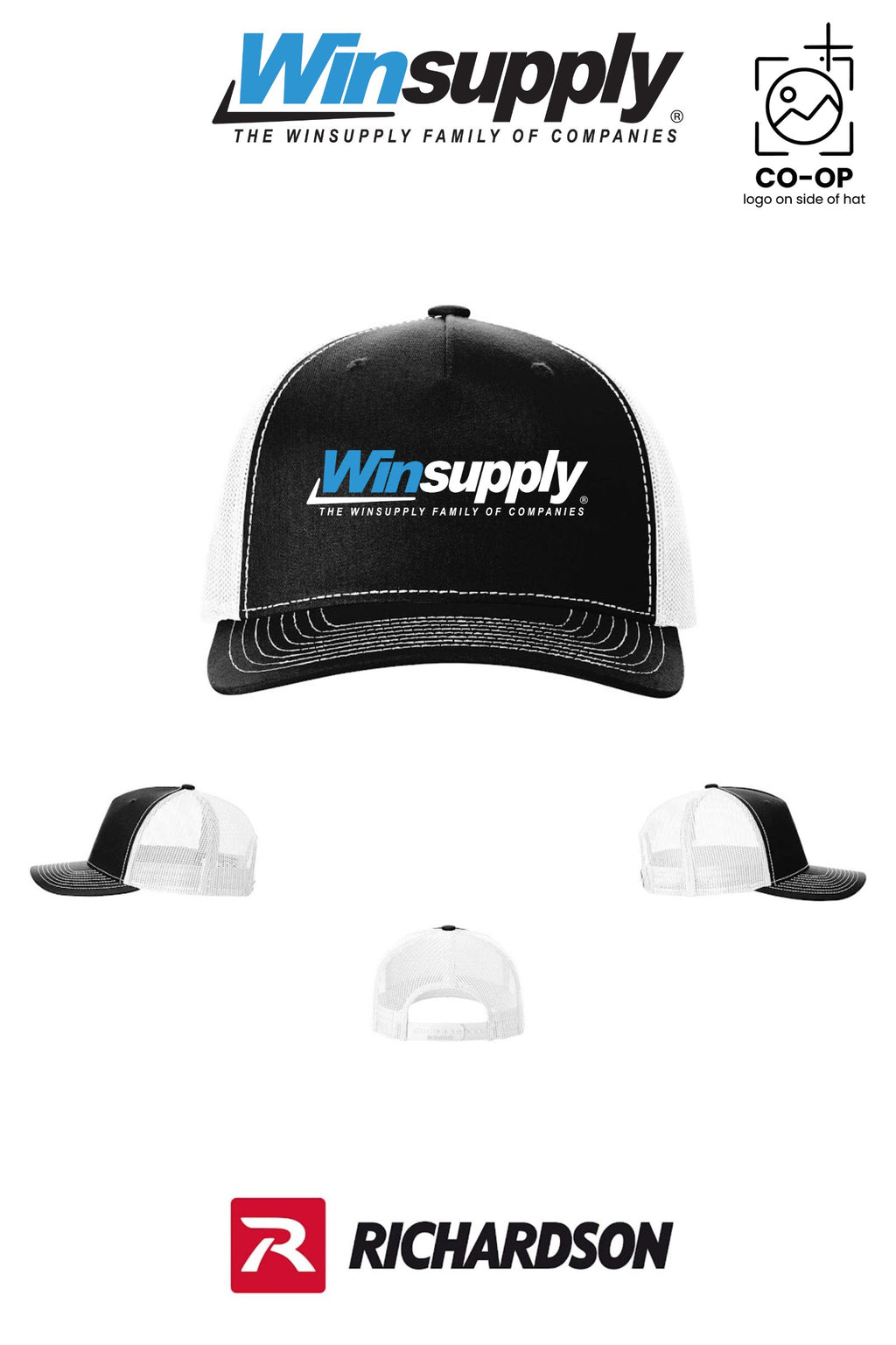 Richardson 112FP Five-Panel Trucker - Winsupply of West Hartford