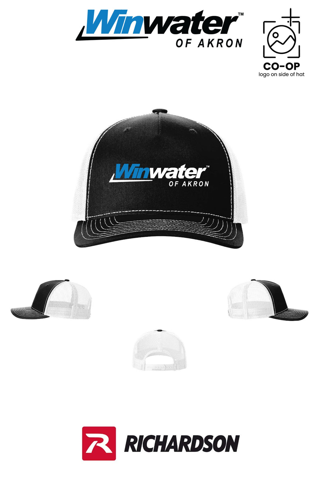 Richardson 112FP Five-Panel Trucker - Winwater of Akron