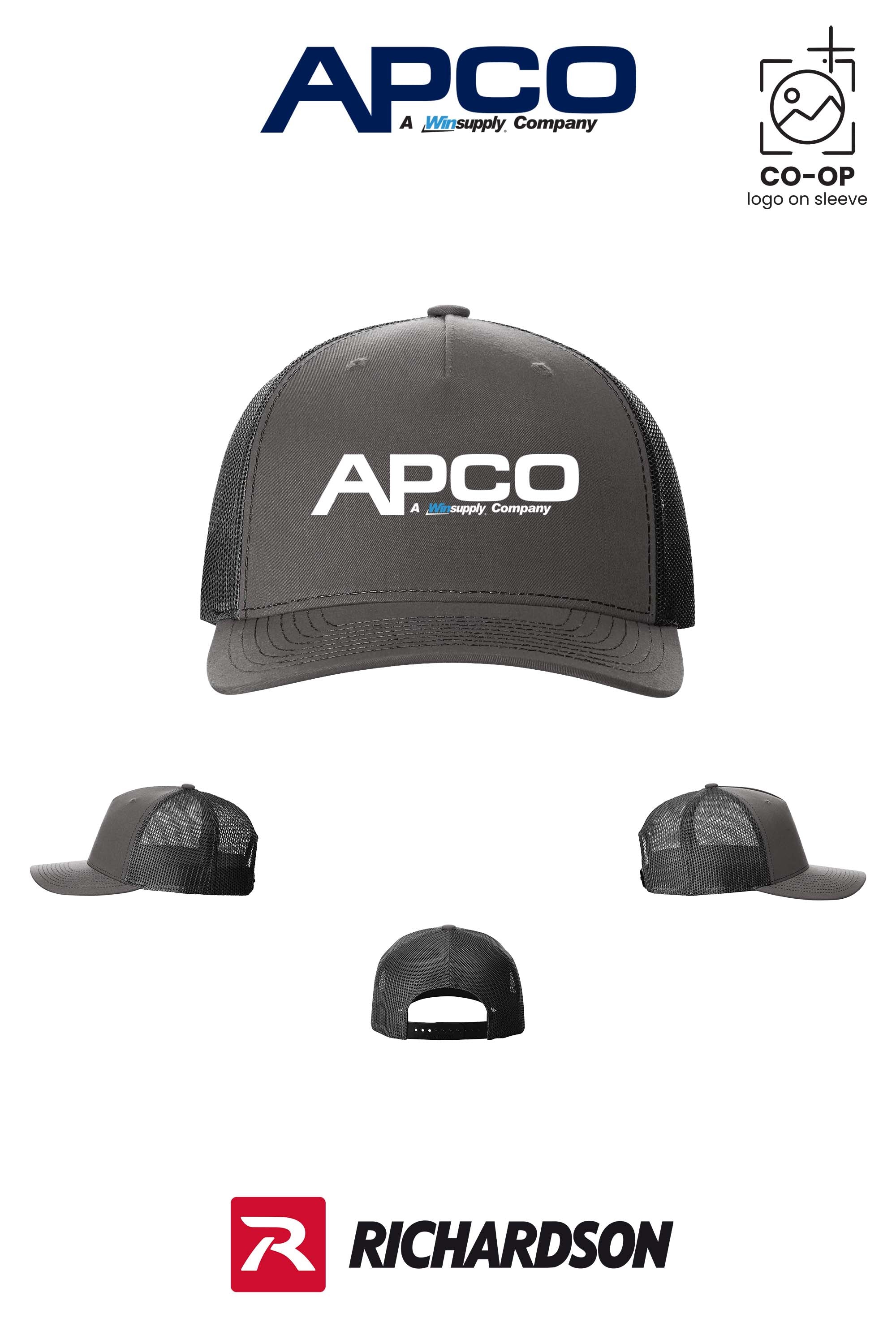Richardson 112FP Five-Panel Trucker - APCO Supply - Indianapolis