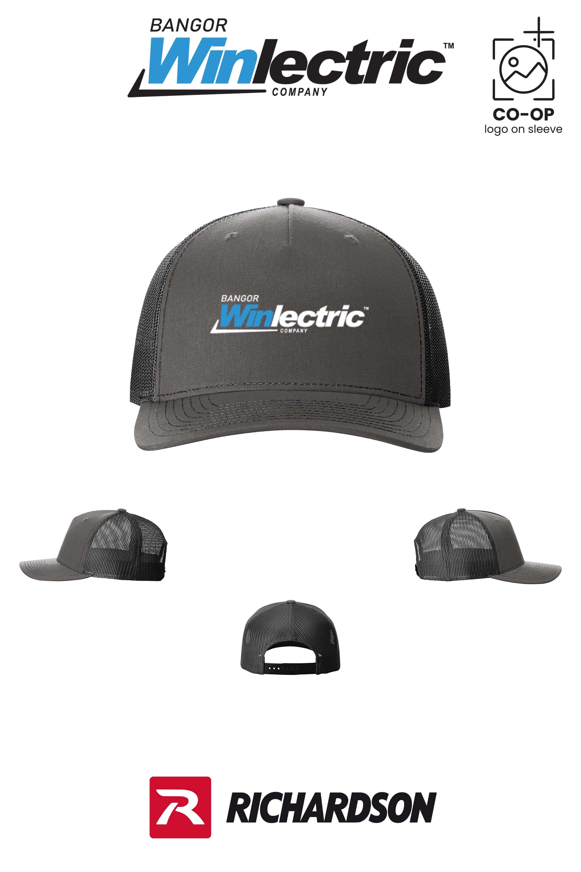 Richardson 112FP Five-Panel Trucker - Winlectric Bangor