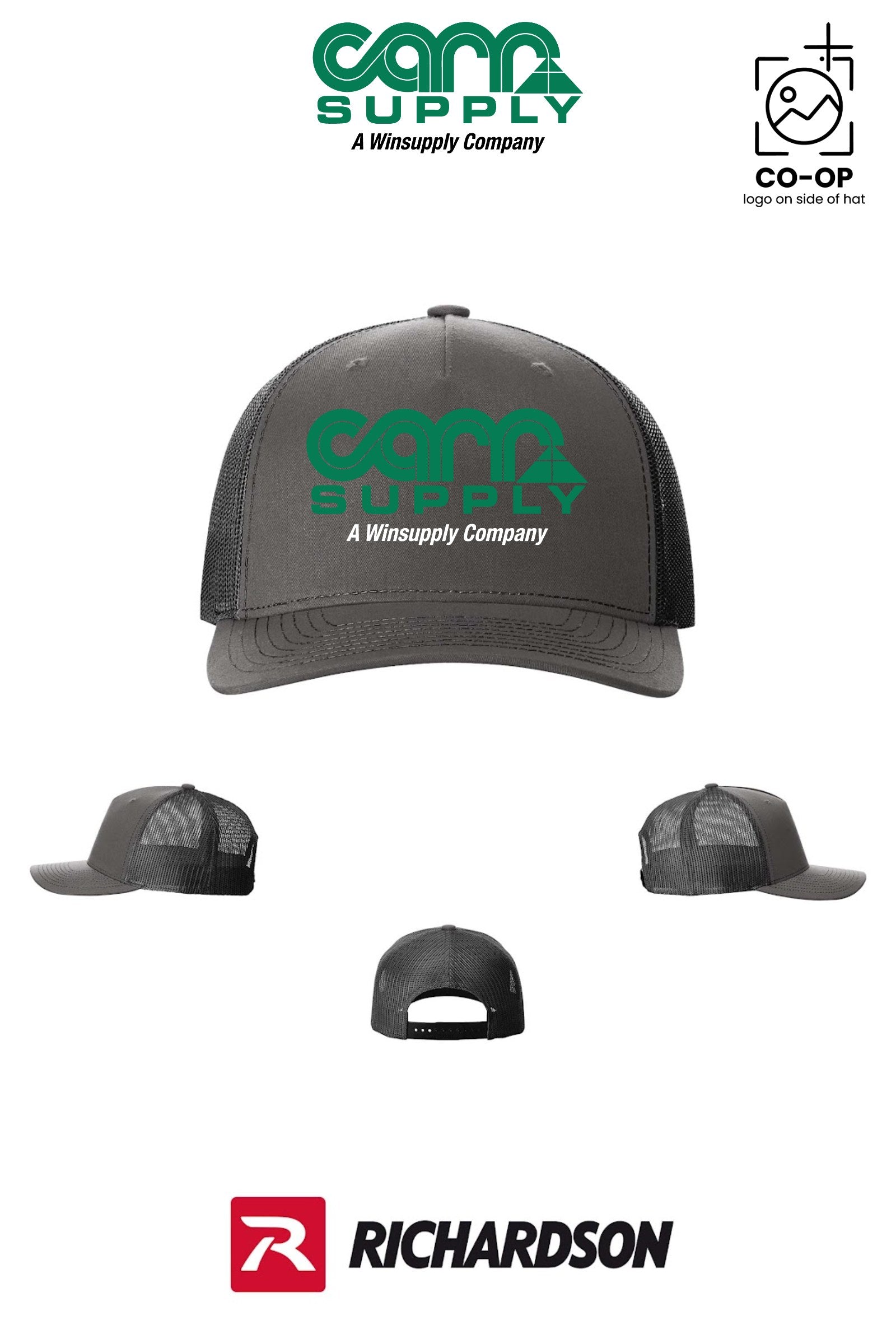 Richardson 112FP Five-Panel Trucker - Carr Supply - Athens