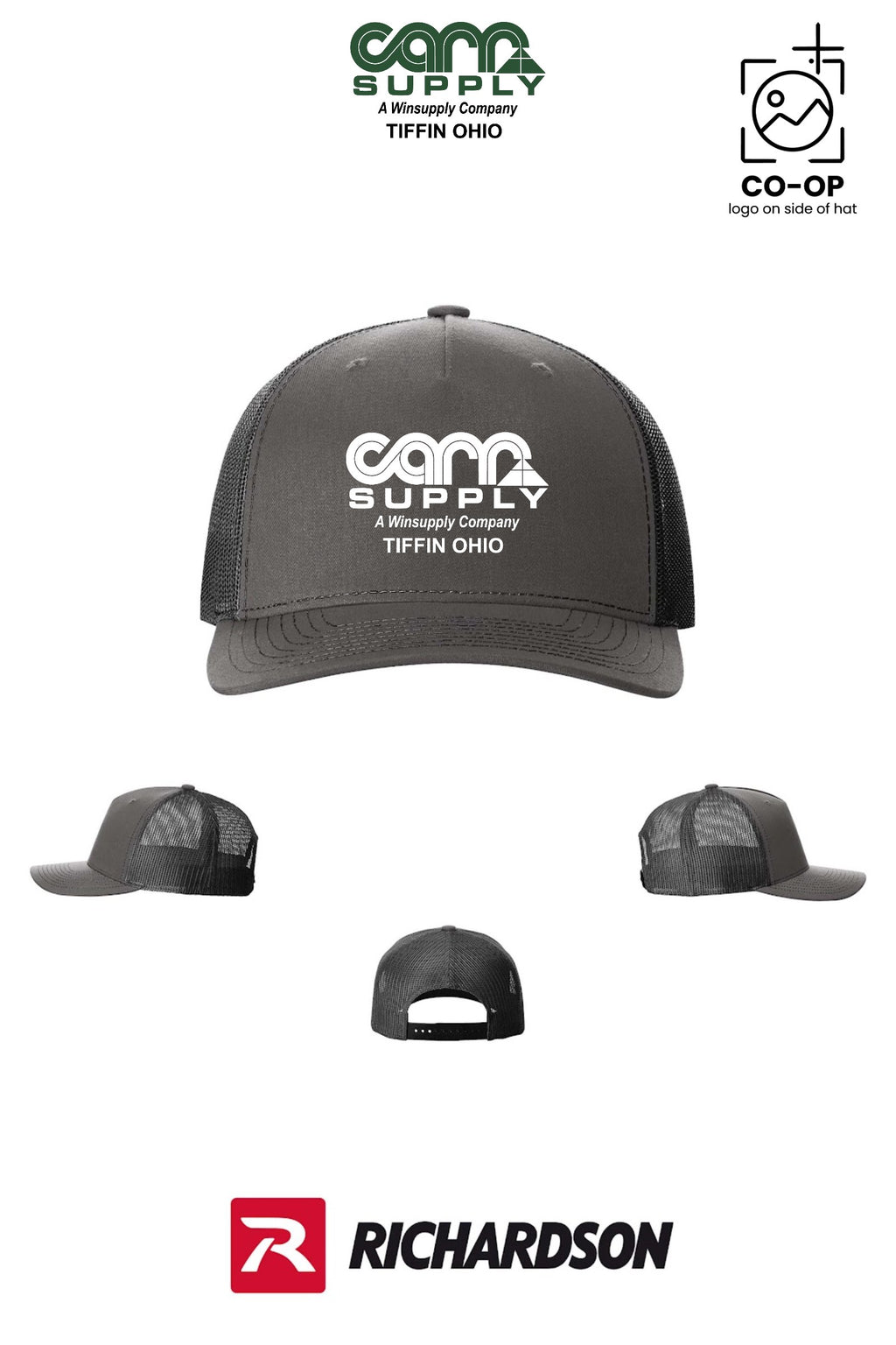 Richardson 112FP Five-Panel Trucker - Carr Supply - Tiffin