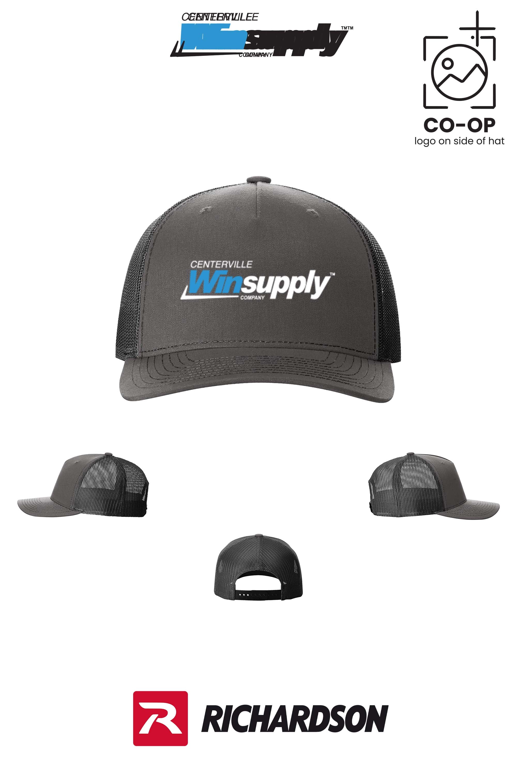 Richardson 112FP Five-Panel Trucker - Winsupply Centerville OH