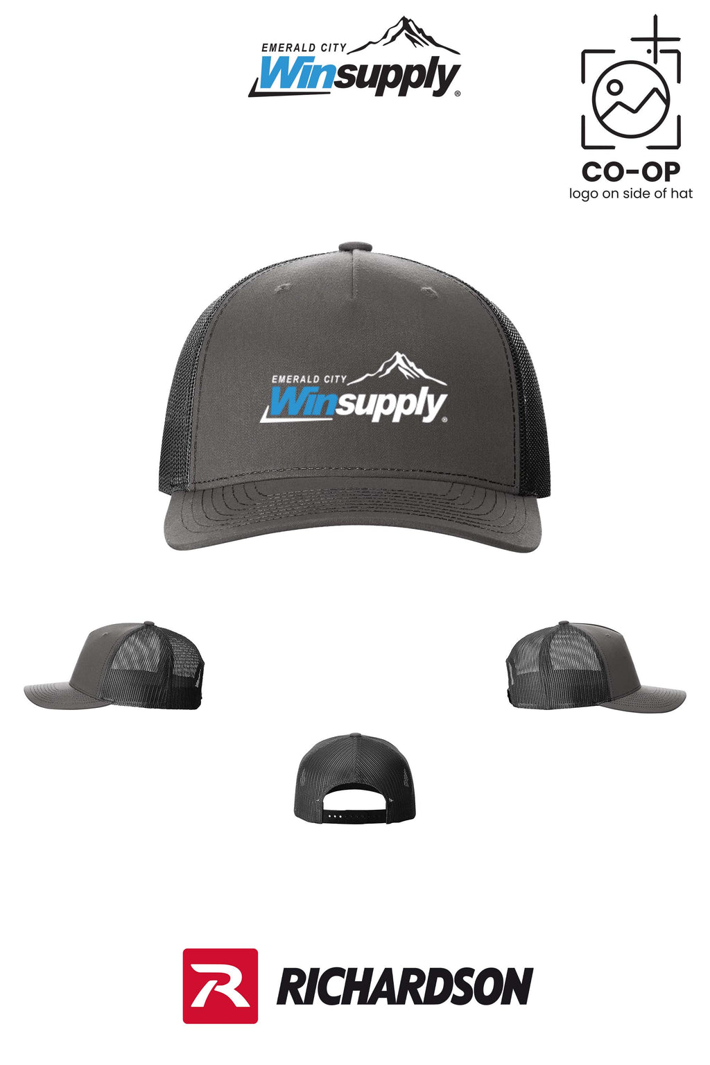 Richardson 112FP Five-Panel Trucker - Winsupply Emerald City