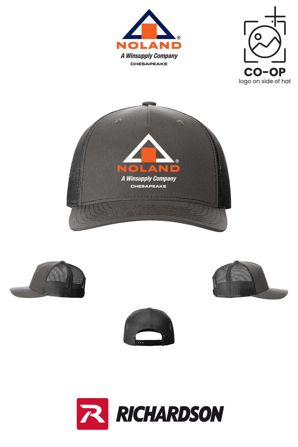 Richardson 112FP Five-Panel Trucker - Noland Company Chesapeake
