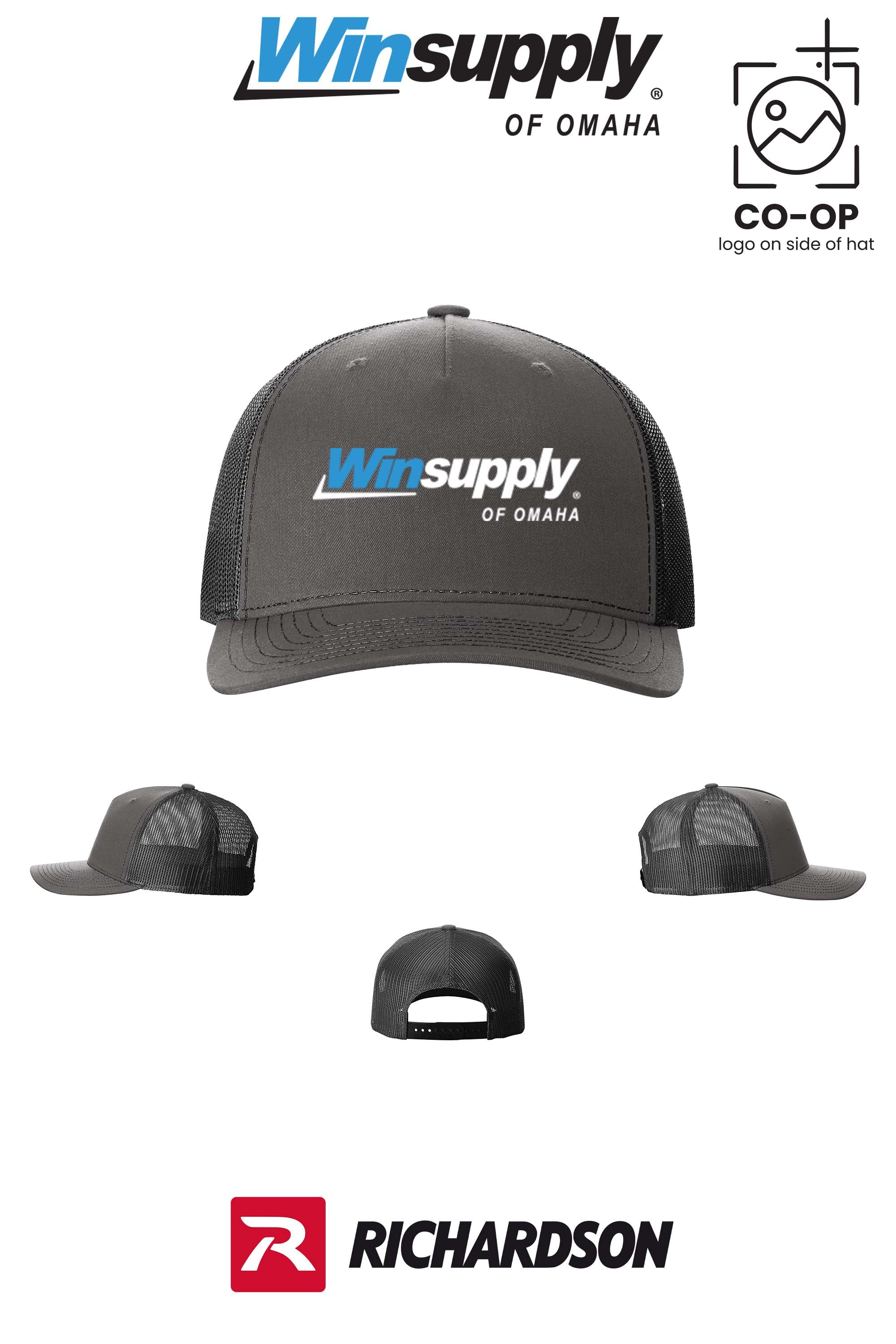 Richardson 112FP Five-Panel Trucker - Winsupply of Omaha
