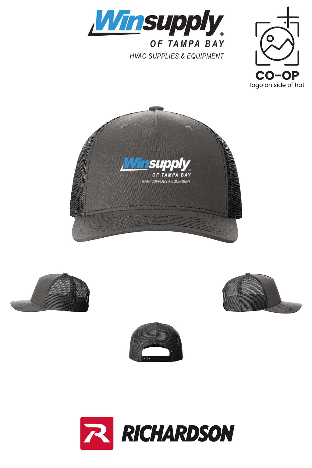 Richardson 112FP Five-Panel Trucker - Winsupply of Tampa Bay