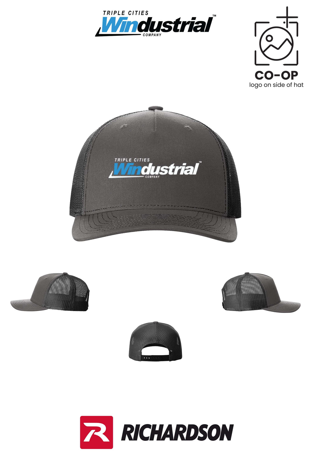 Richardson 112FP Five-Panel Trucker - Windustrial Triple Cities