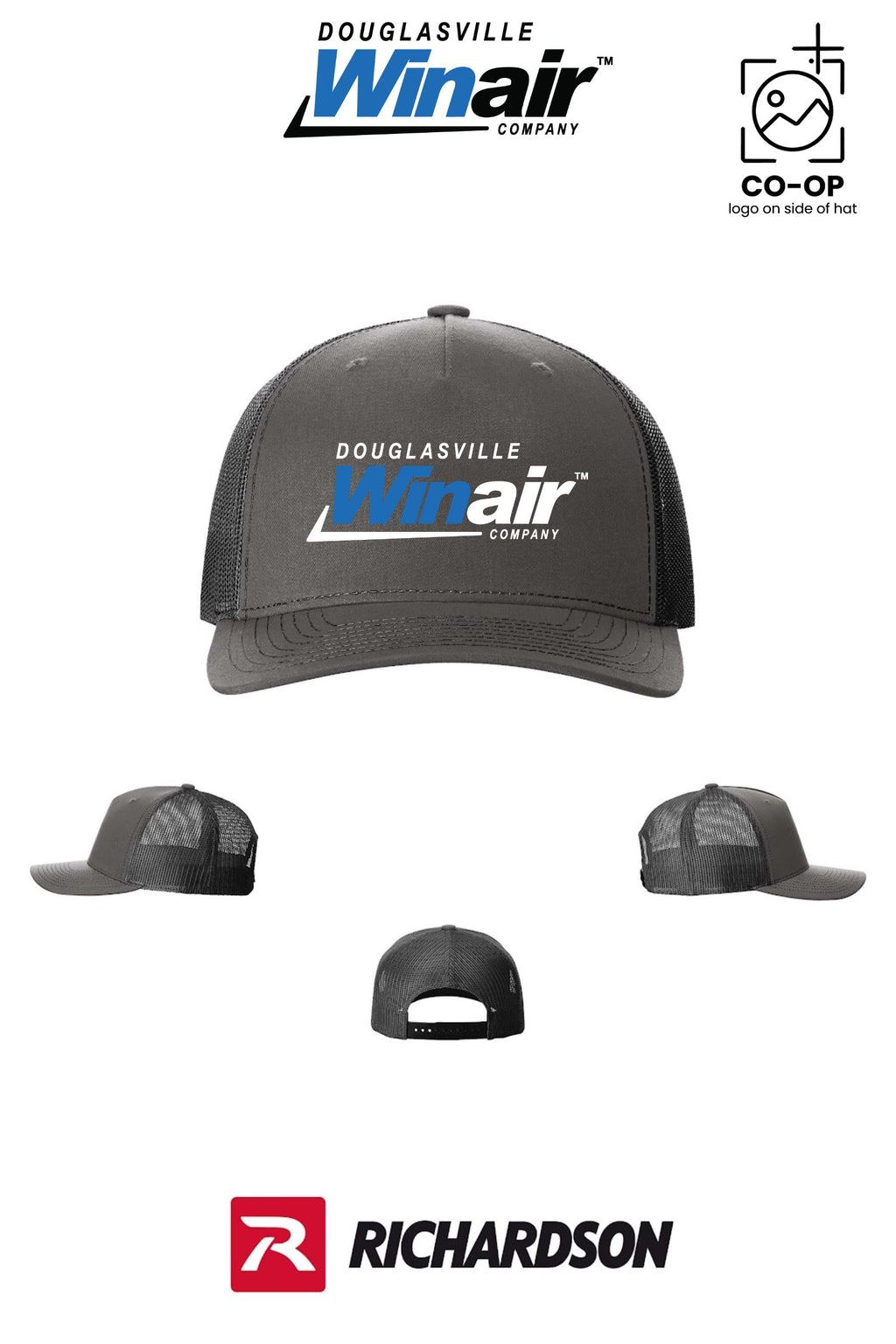 Richardson 112FP Five-Panel Trucker - Douglasville Winair