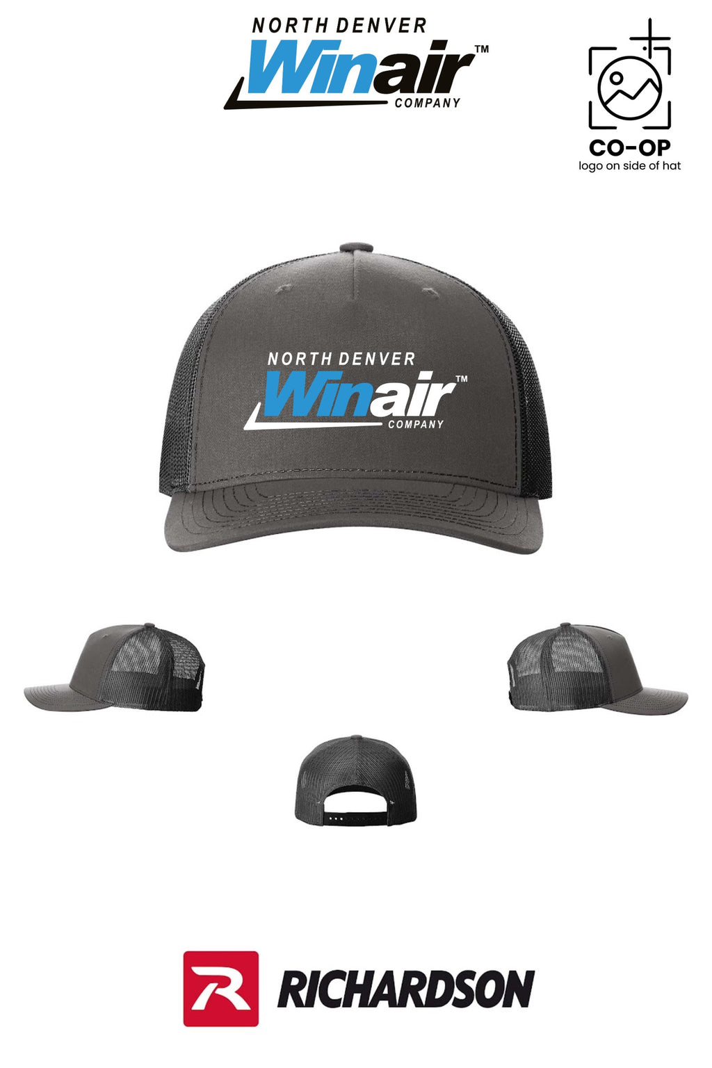 Richardson 112FP Five-Panel Trucker - North Denver Winair