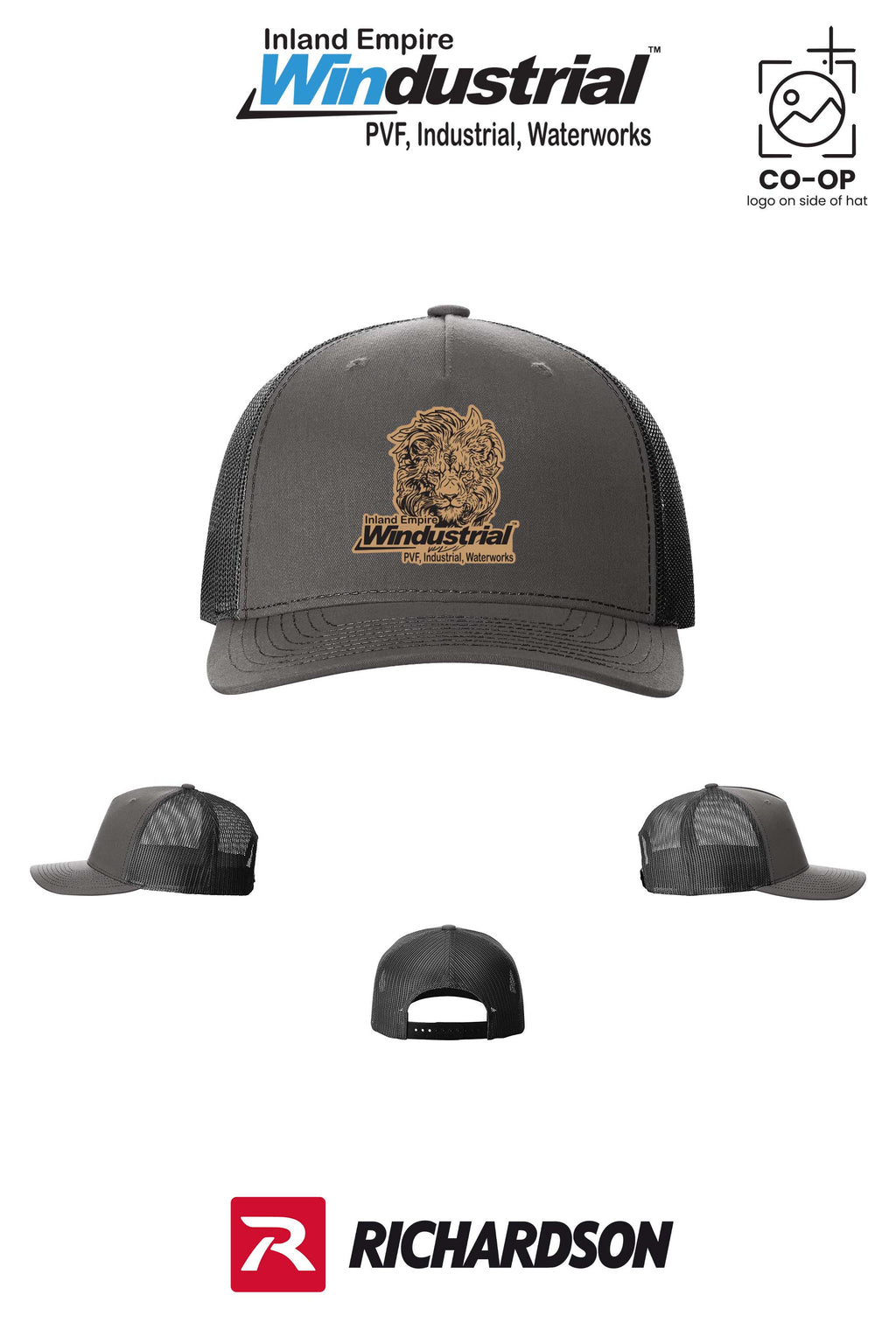 Richardson 112FP Five-Panel Trucker - Inland Empire Windustrial