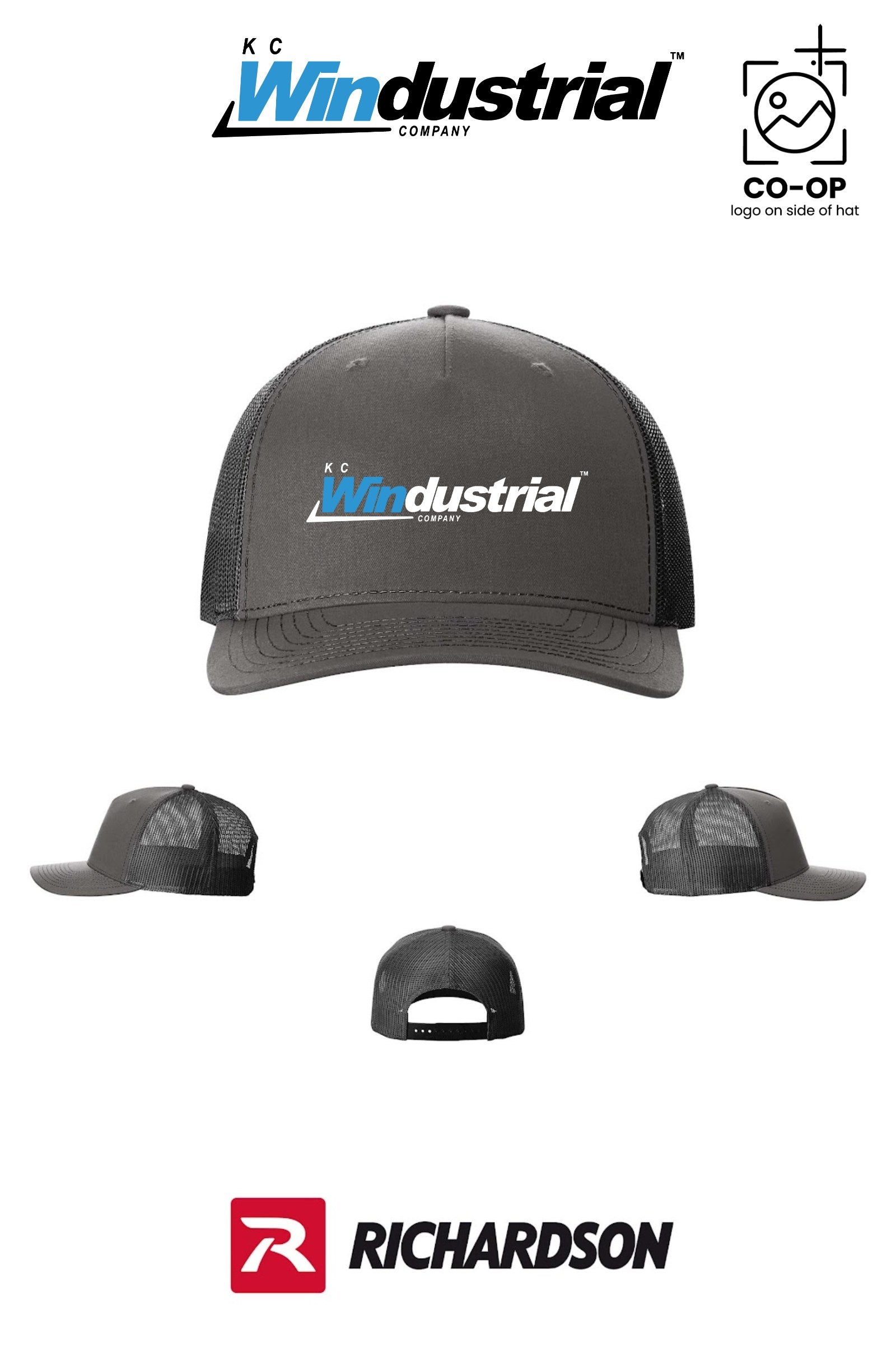 Richardson 112FP Five-Panel Trucker - KC Windustrial