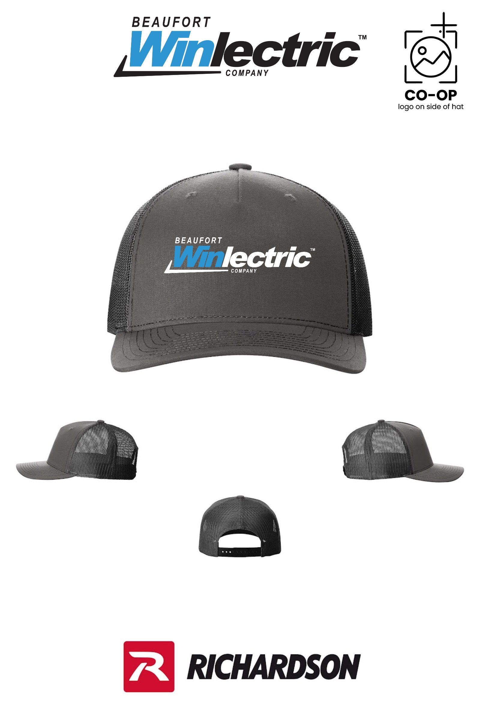 Richardson 112FP Five-Panel Trucker - Beaufort Winlectric