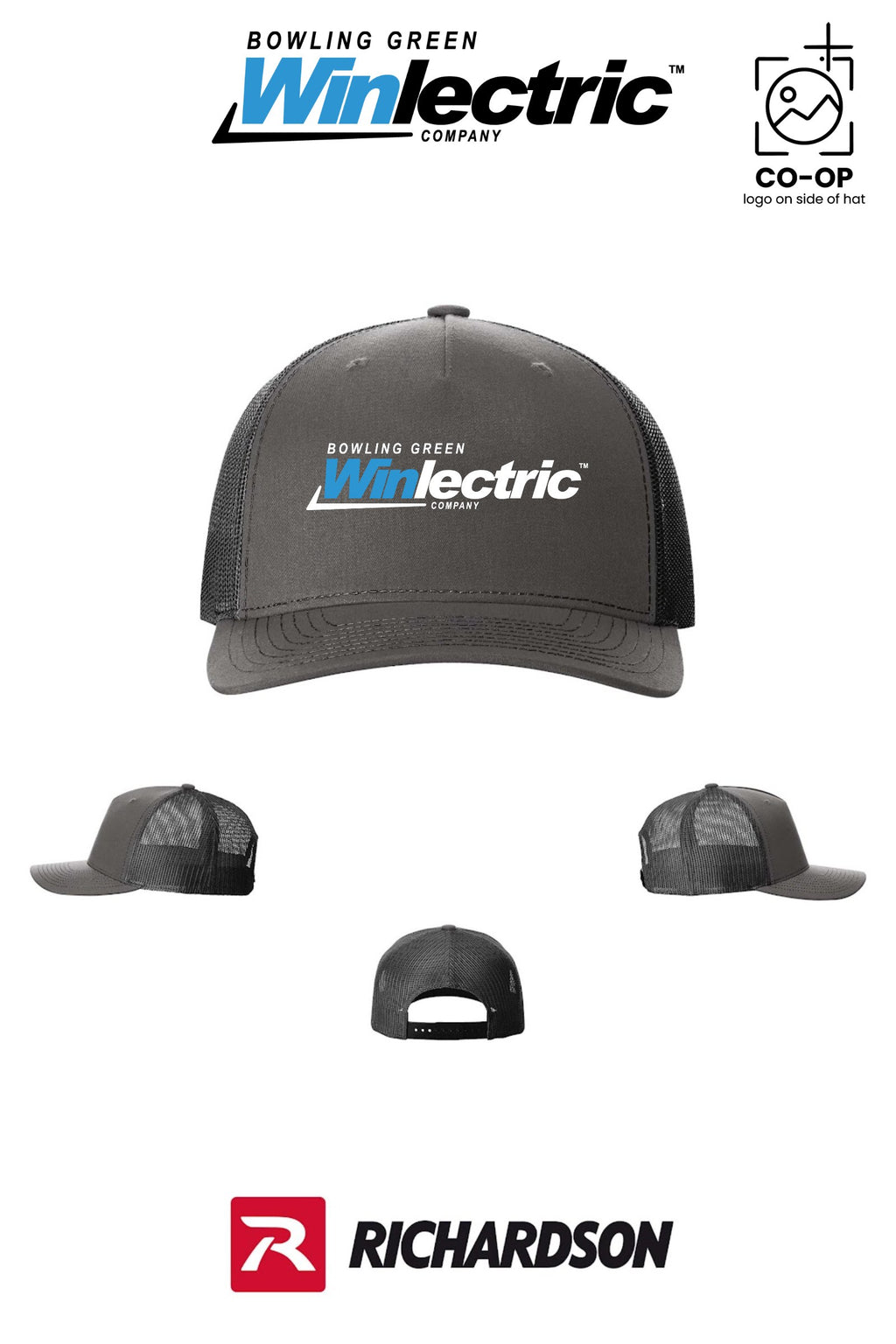 Richardson 112FP Five-Panel Trucker - Bowling Green Winlectric