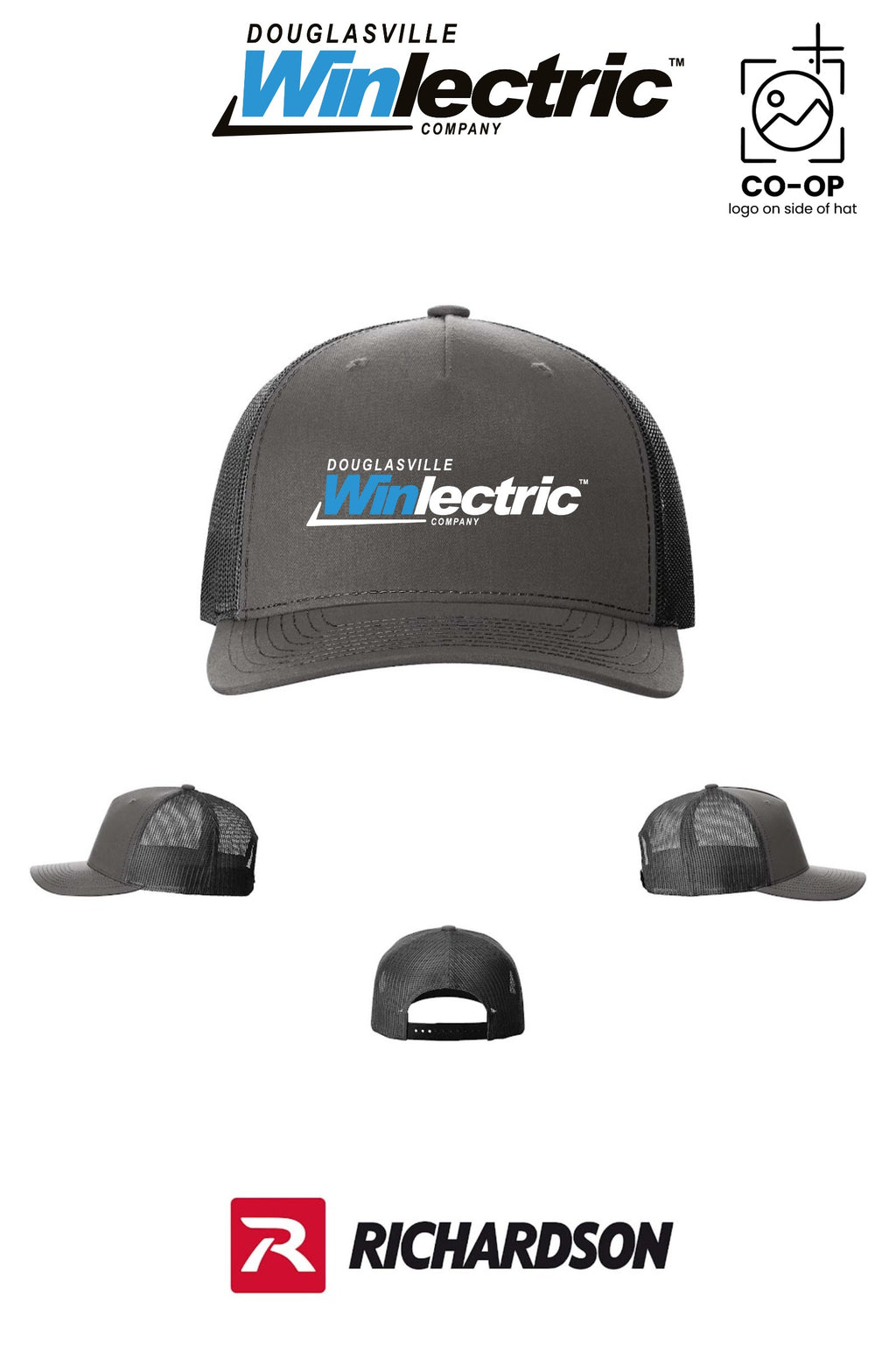 Richardson 112FP Five-Panel Trucker - Douglasville Winlectric