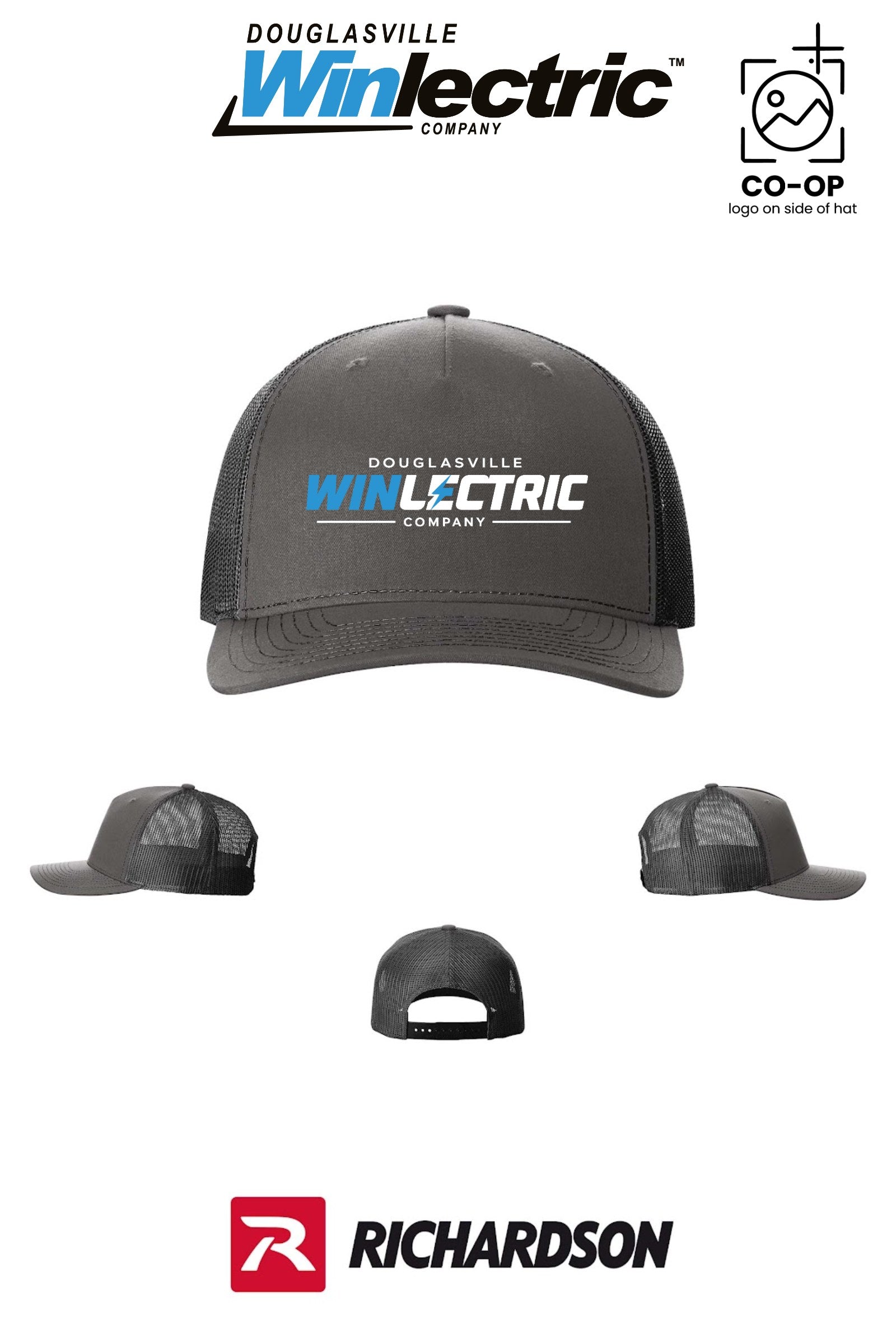 Richardson 112FP Five-Panel Trucker - Douglasville Winlectric